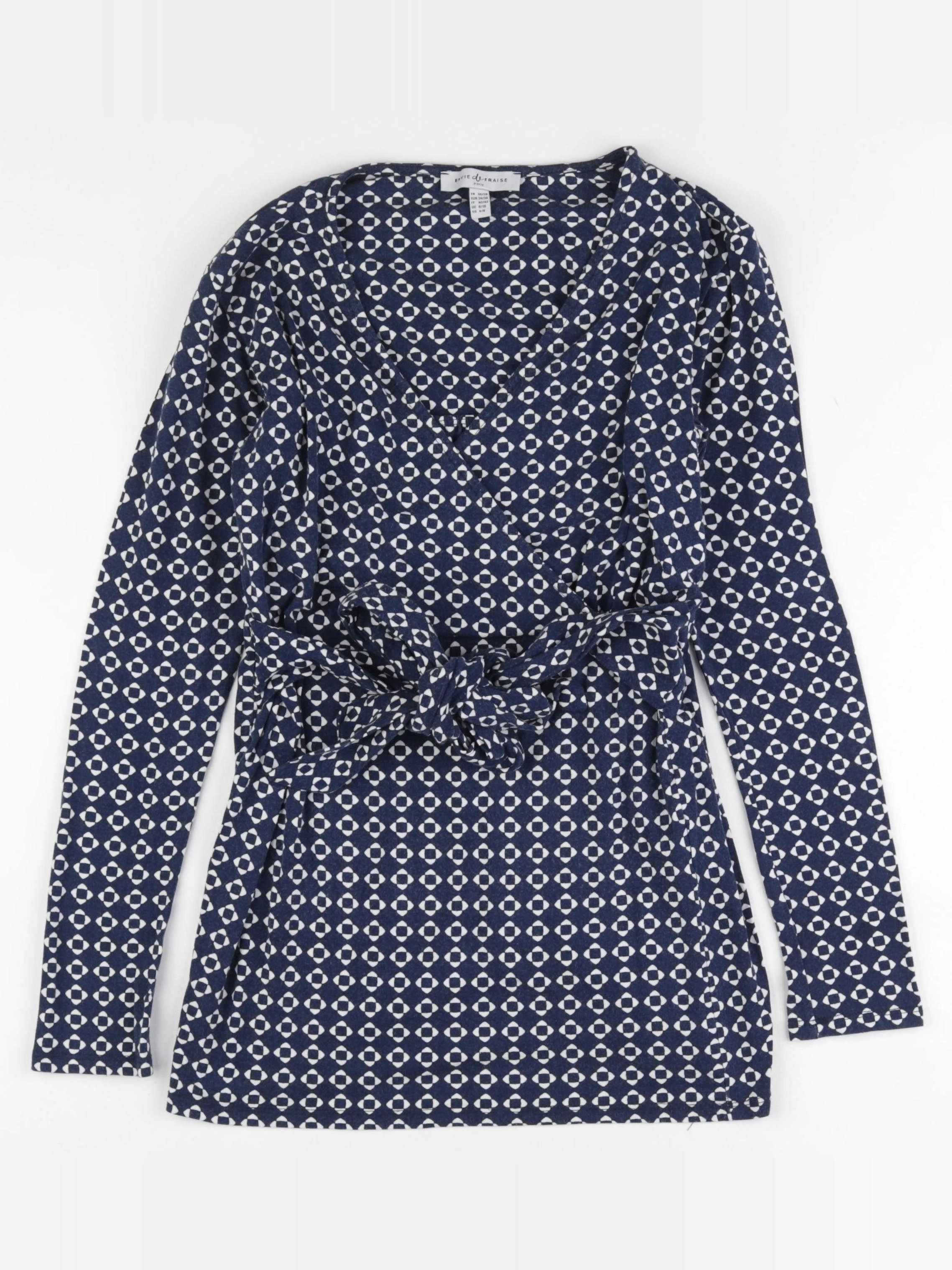 Envie de fraise - tee-shirt grossesse bleu - 36 à 38