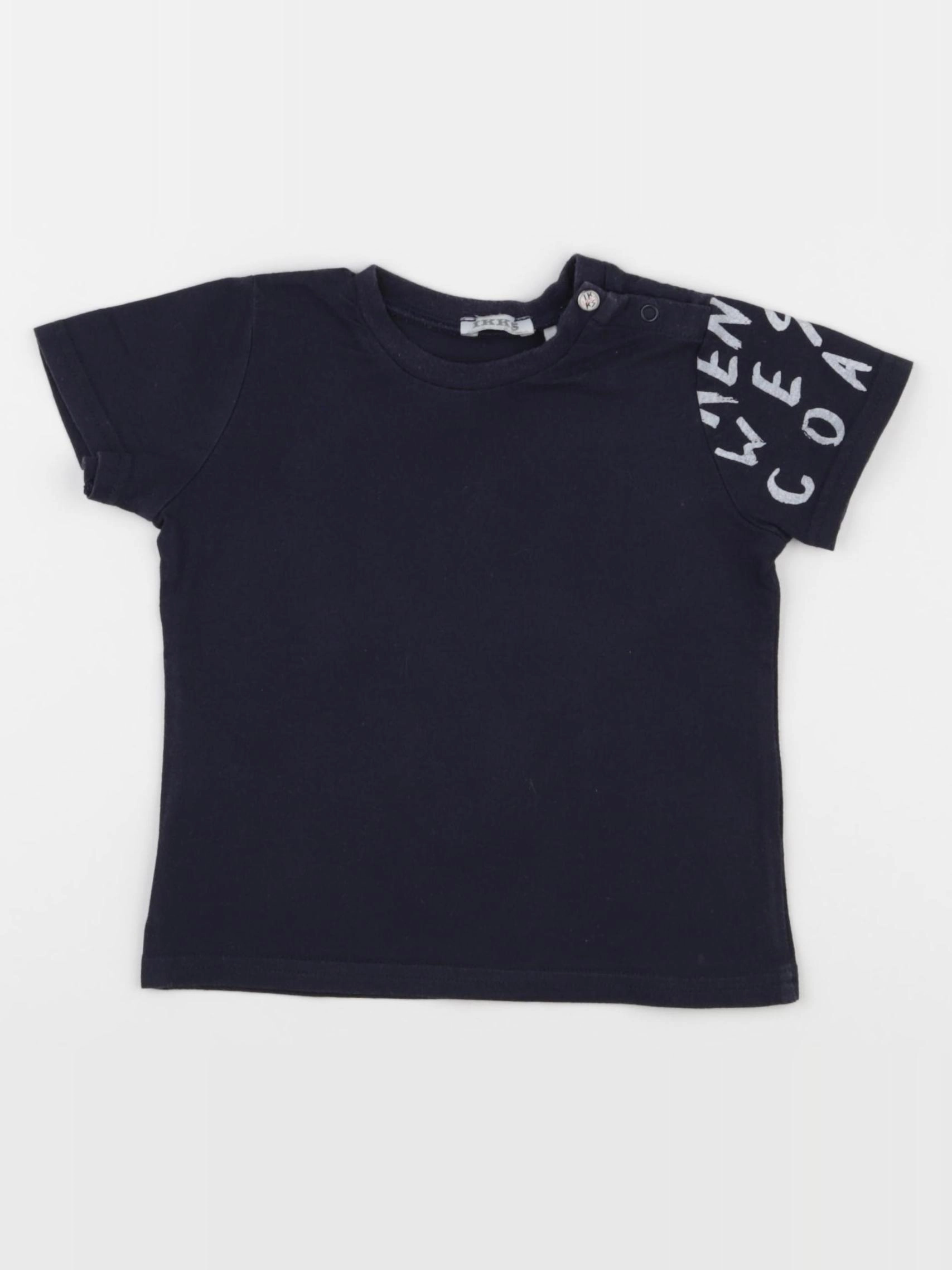 IKKS - tee-shirt bleu - 12 mois