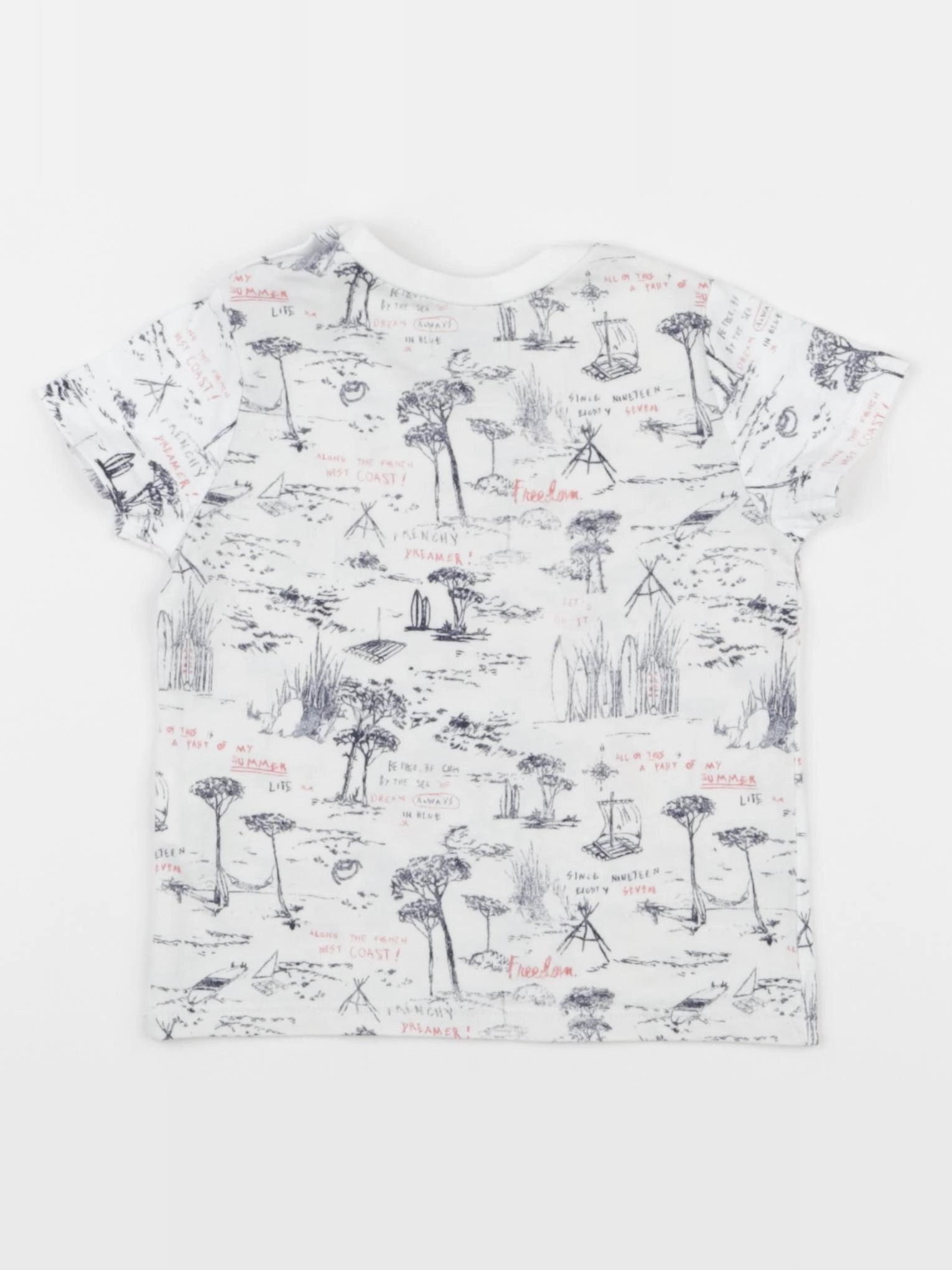 IKKS - tee-shirt blanc - 12 mois