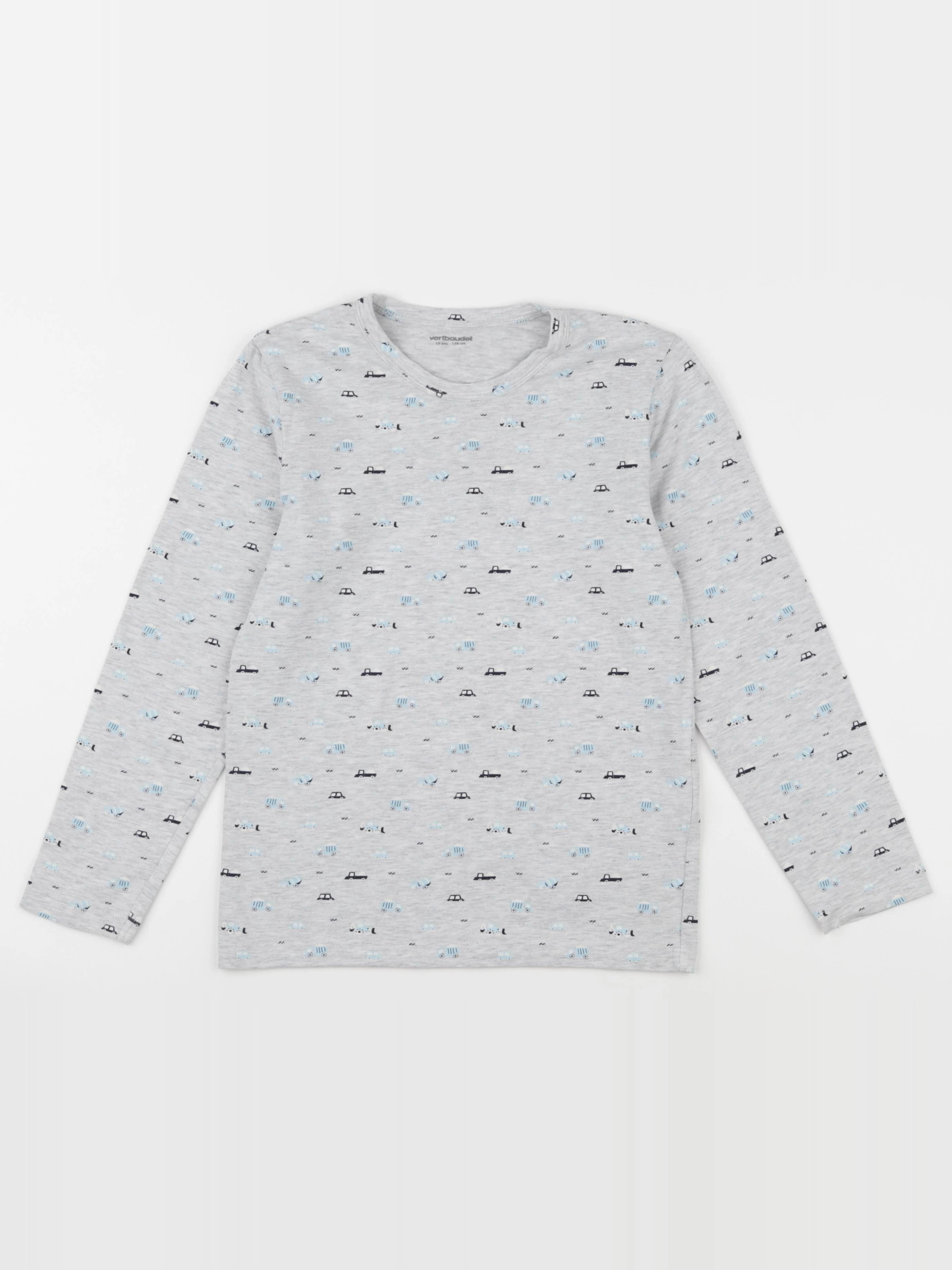 Vertbaudet - tee-shirt gris - 10 ans