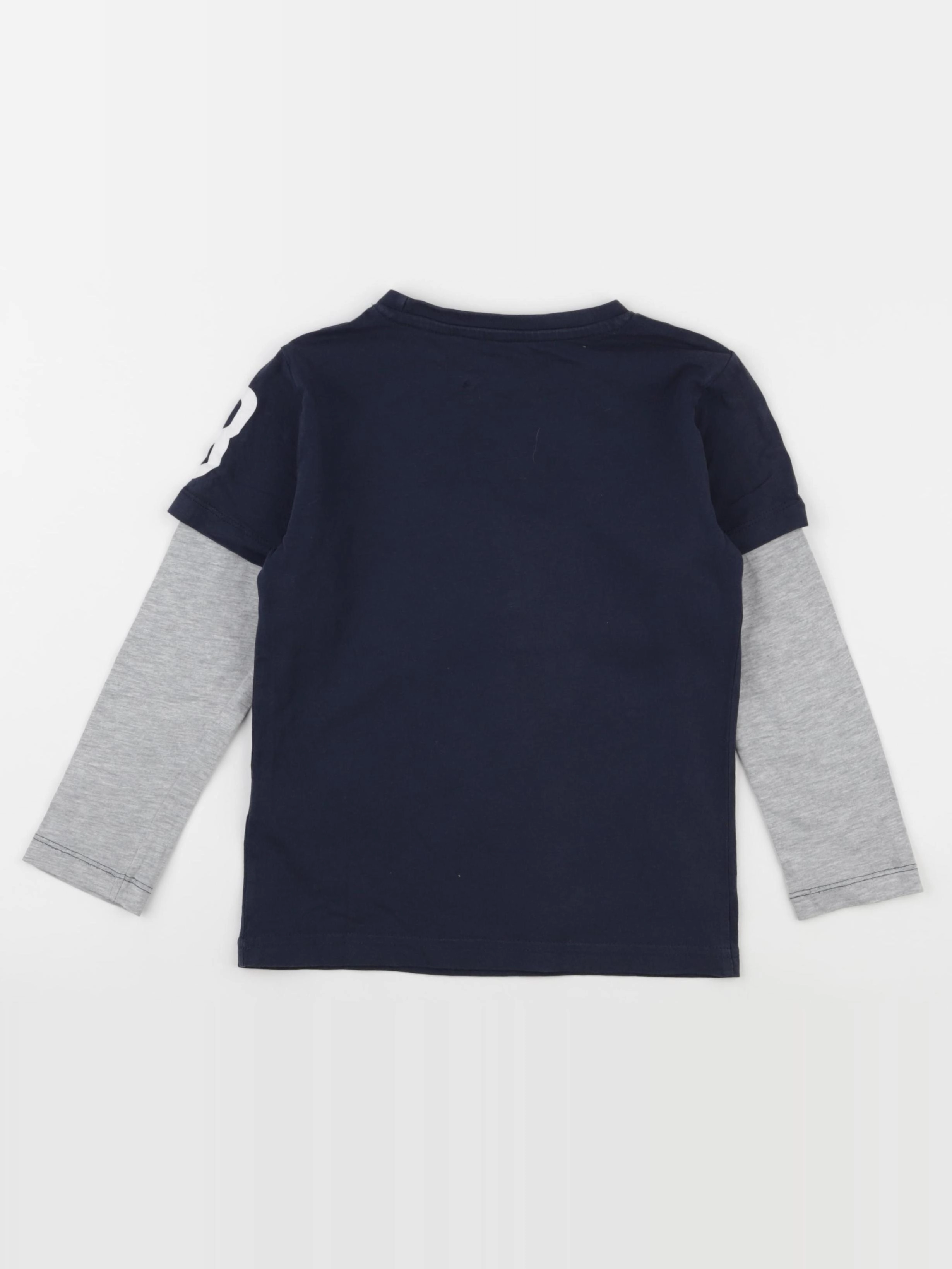 Vertbaudet - tee-shirt bleu - 6 ans