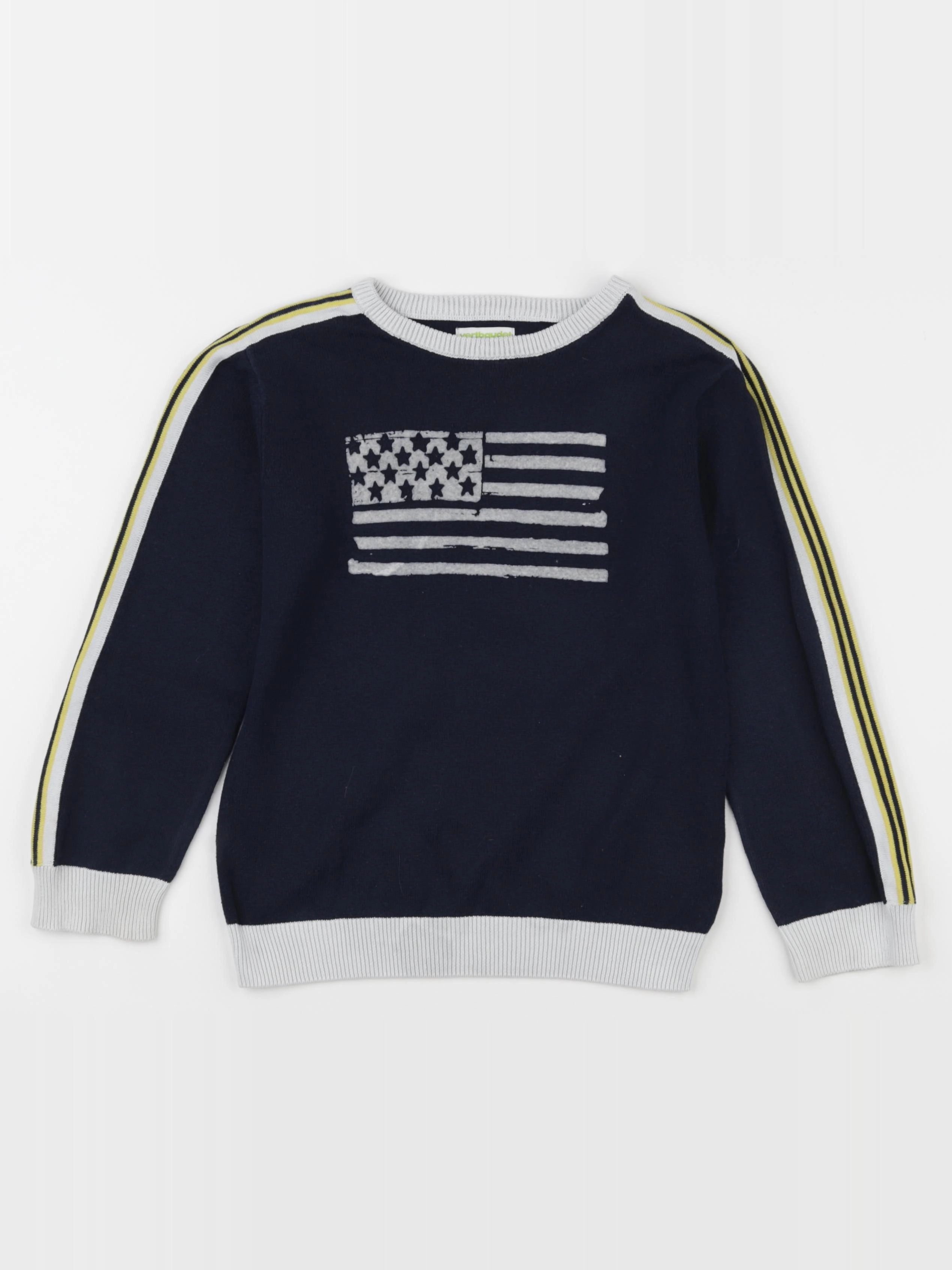 Vertbaudet - pull bleu - 8 ans