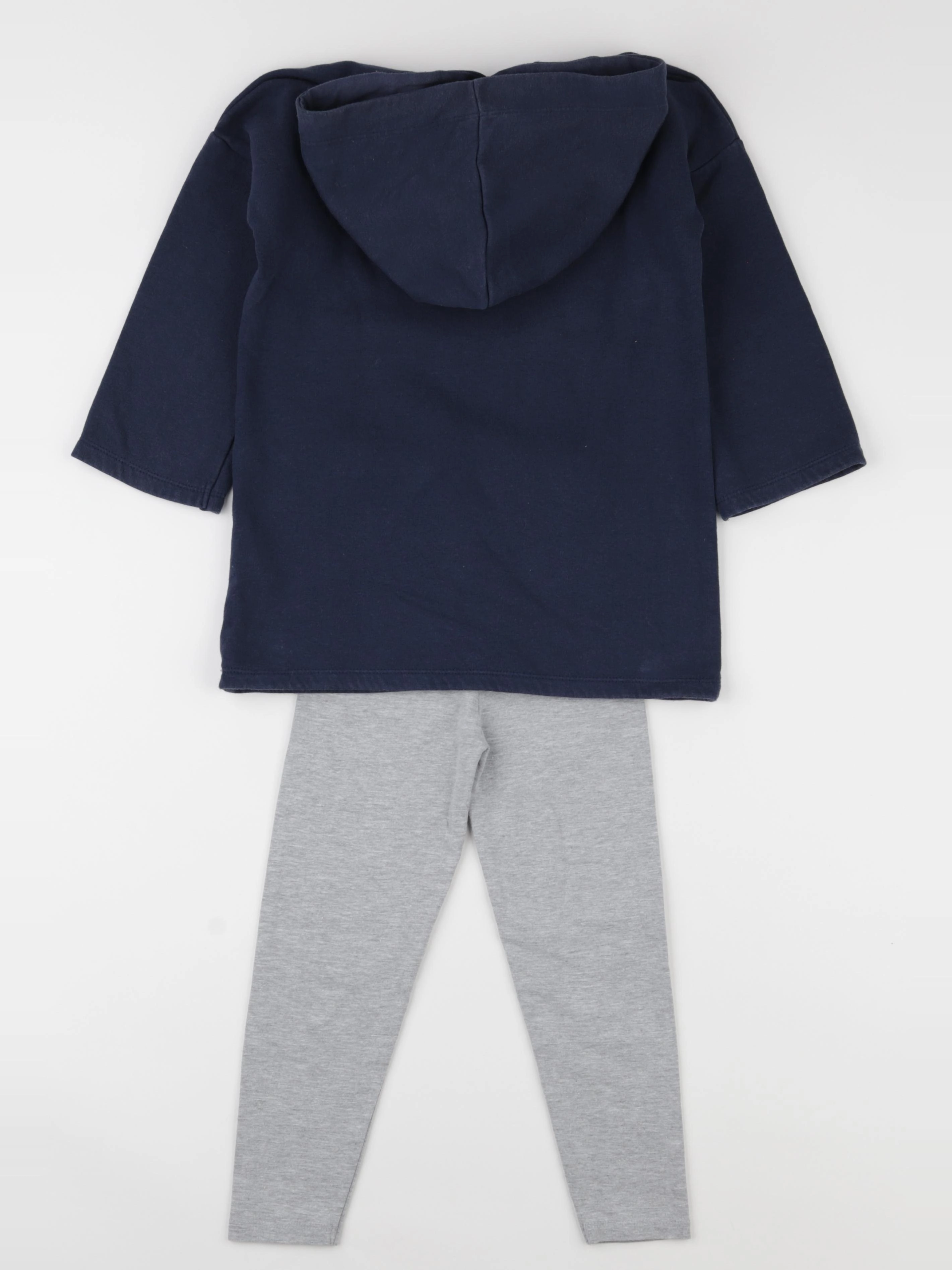 Vertbaudet - ensemble bleu, gris - 4 ans