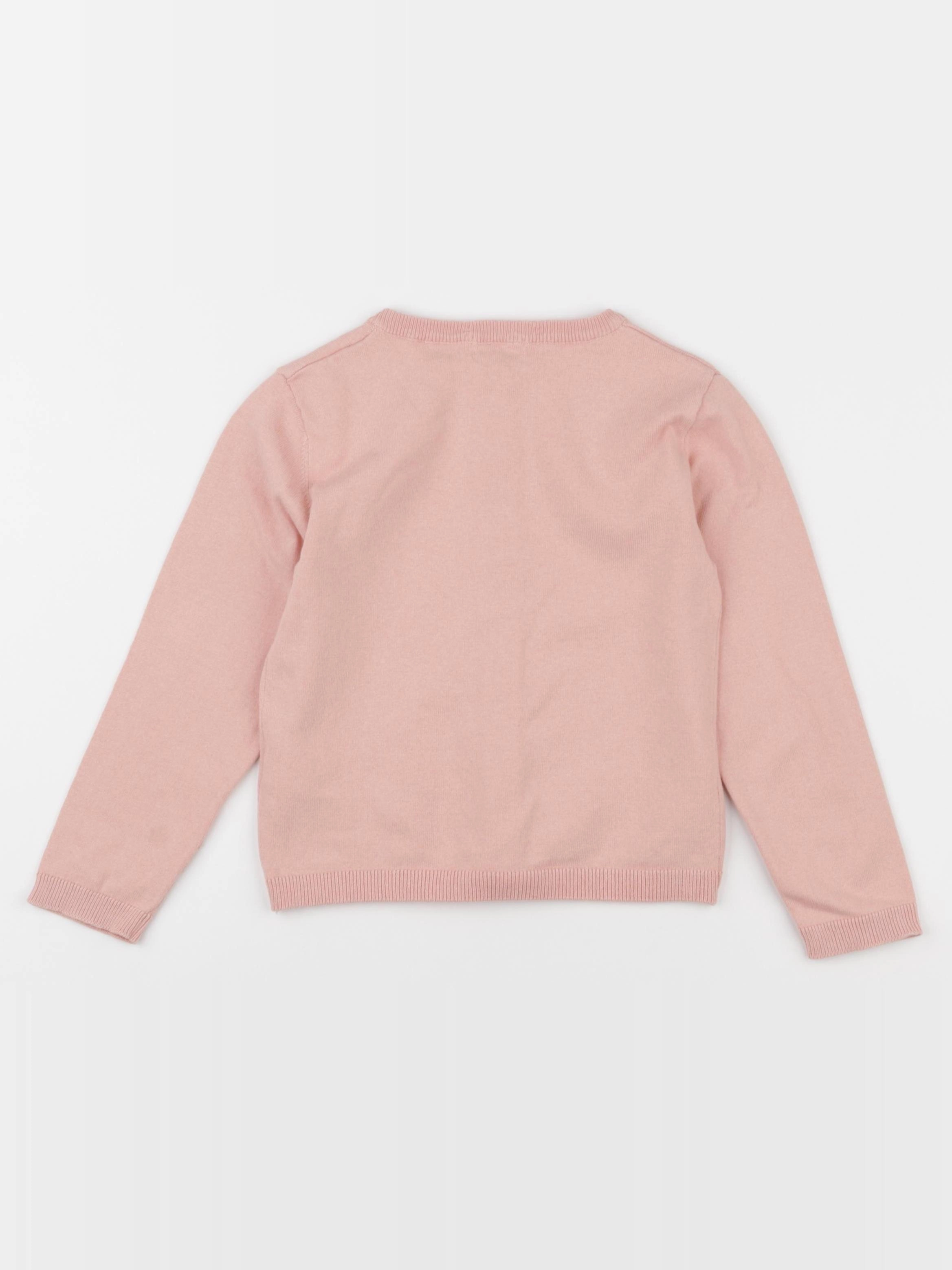 Vertbaudet - gilet rose - 5 ans