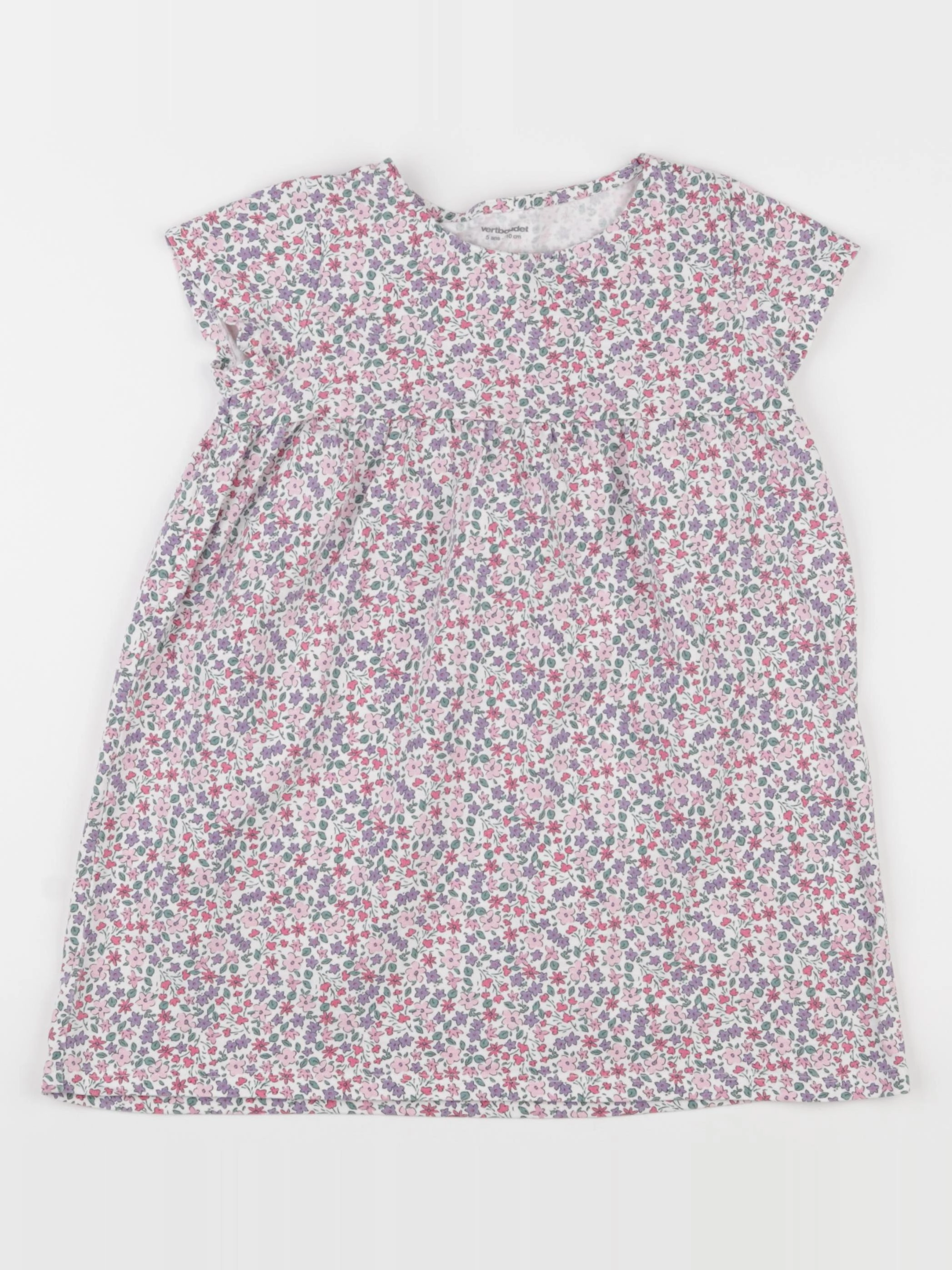 Vertbaudet - robe violet - 5 ans