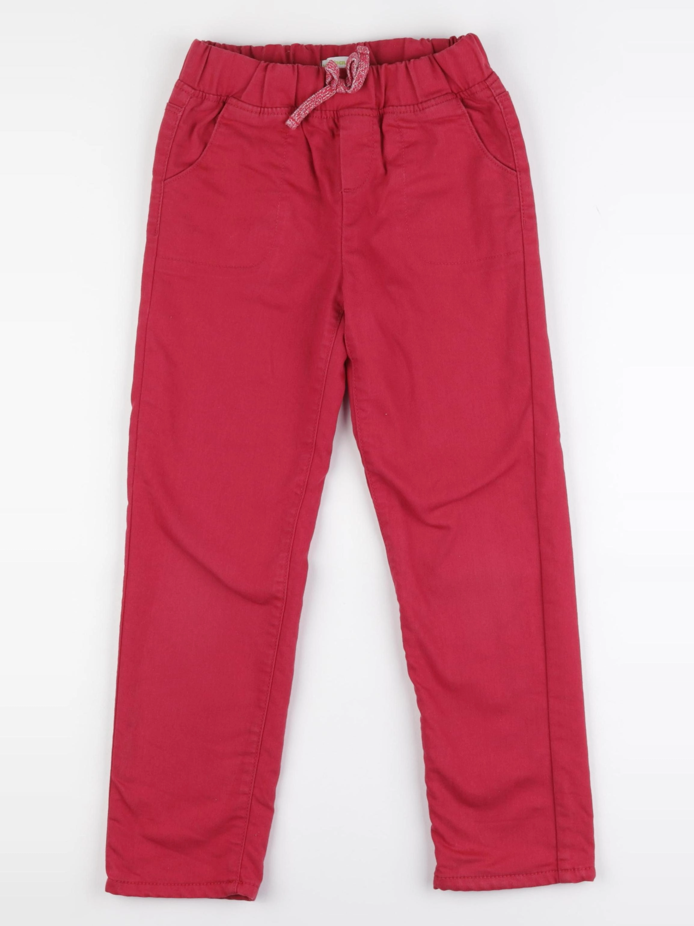 Vertbaudet - pantalon doublé rose - 9 ans