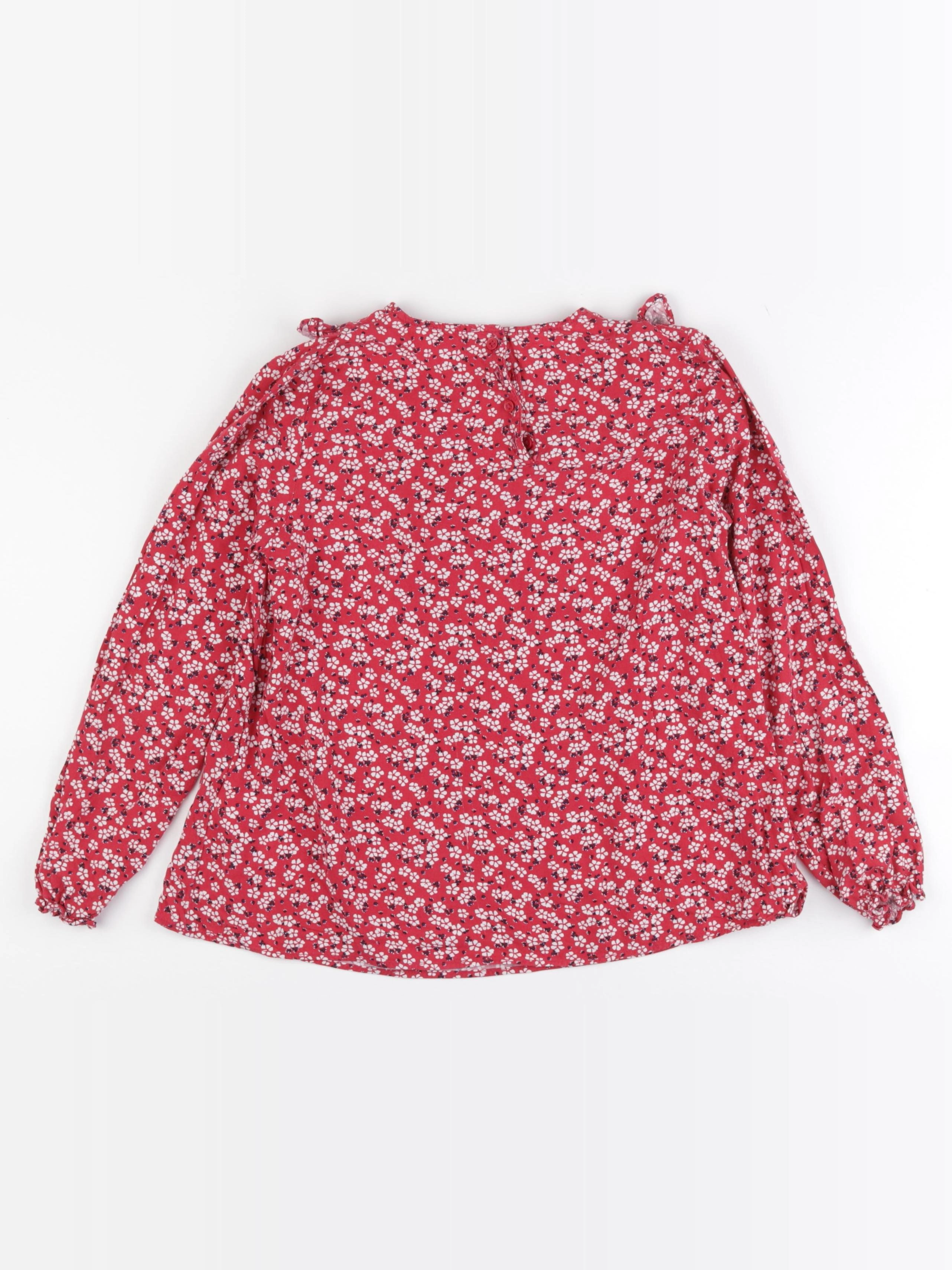 Vertbaudet - blouse rouge - 10 ans
