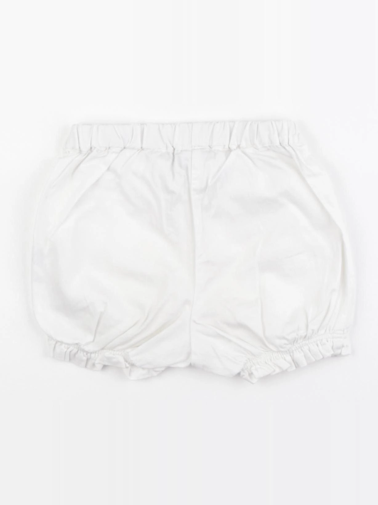 Petit Bateau - bloomer blanc - 24 mois