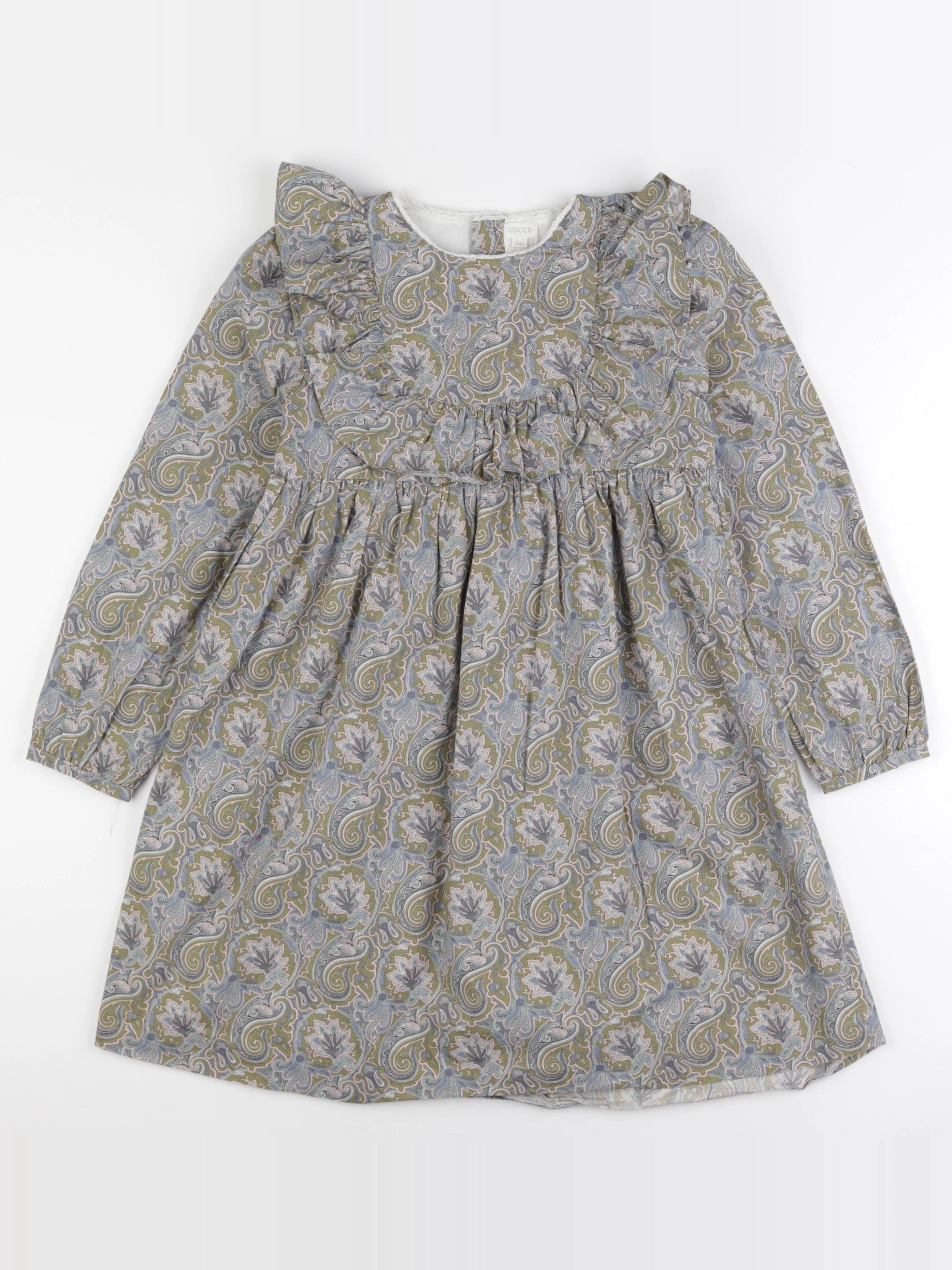 Gocco - robe vert - 9/10 ans