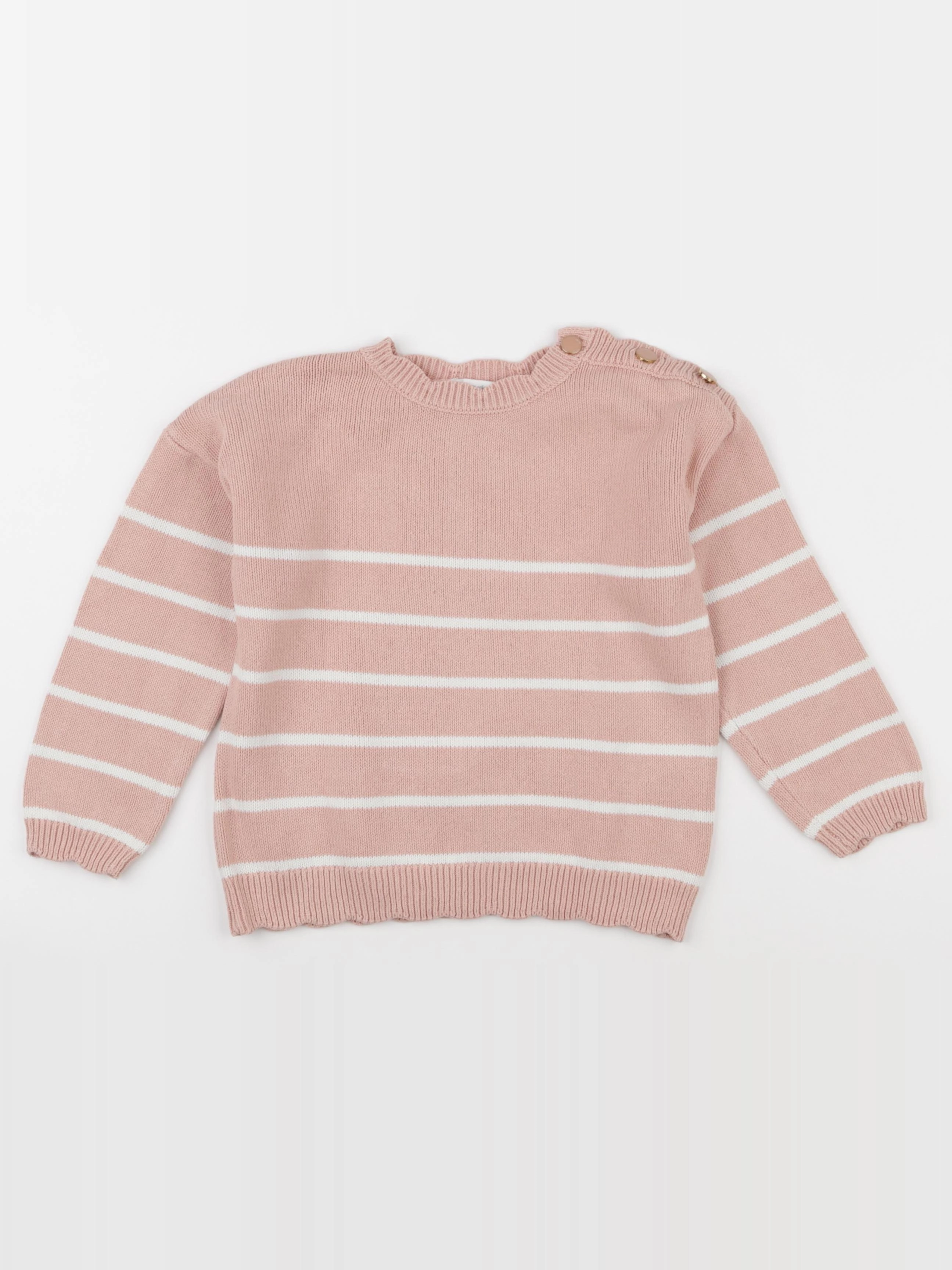 Vertbaudet - pull rose - 6 ans