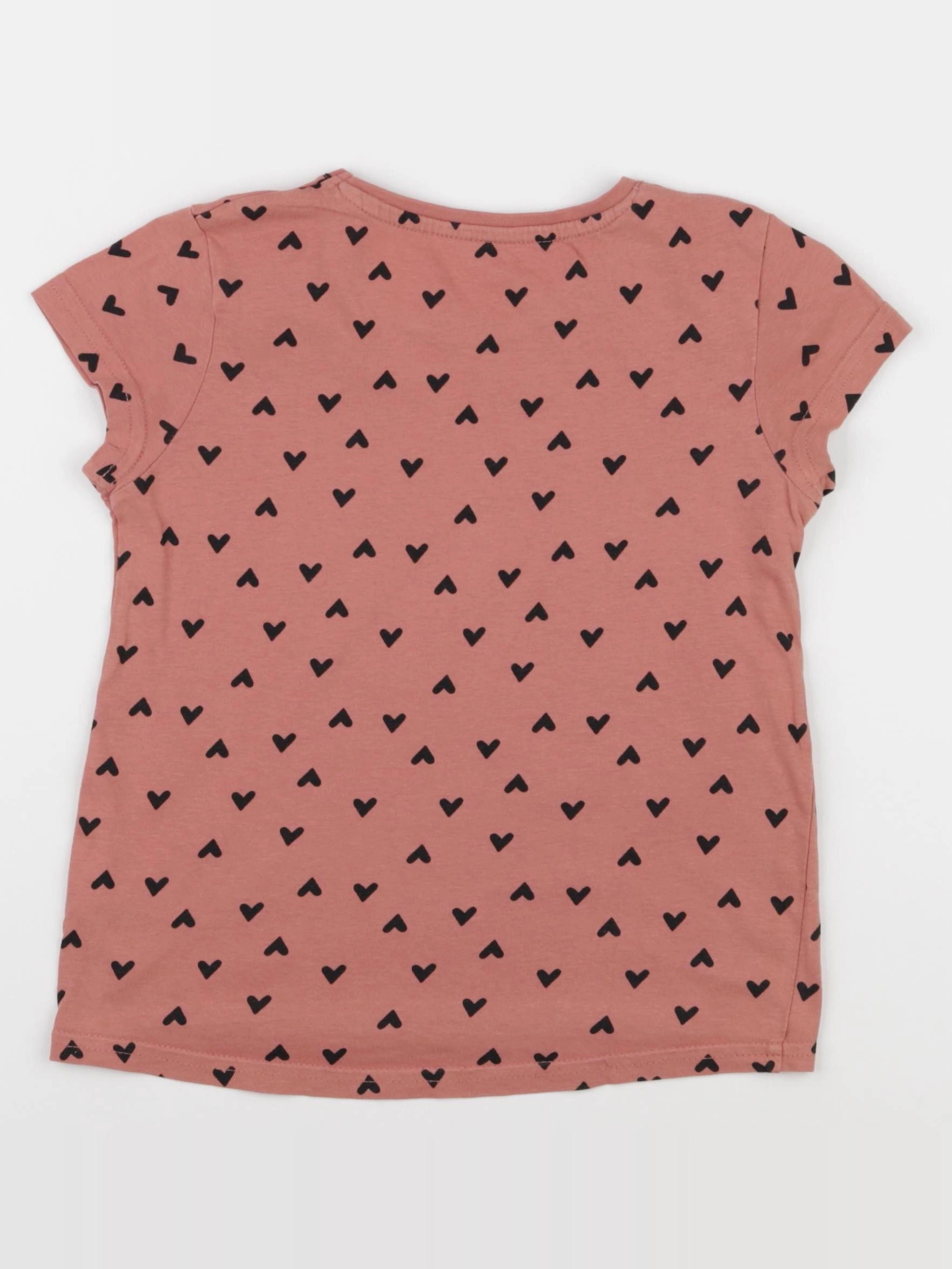 H&M - tee-shirt rose - 4/6 ans