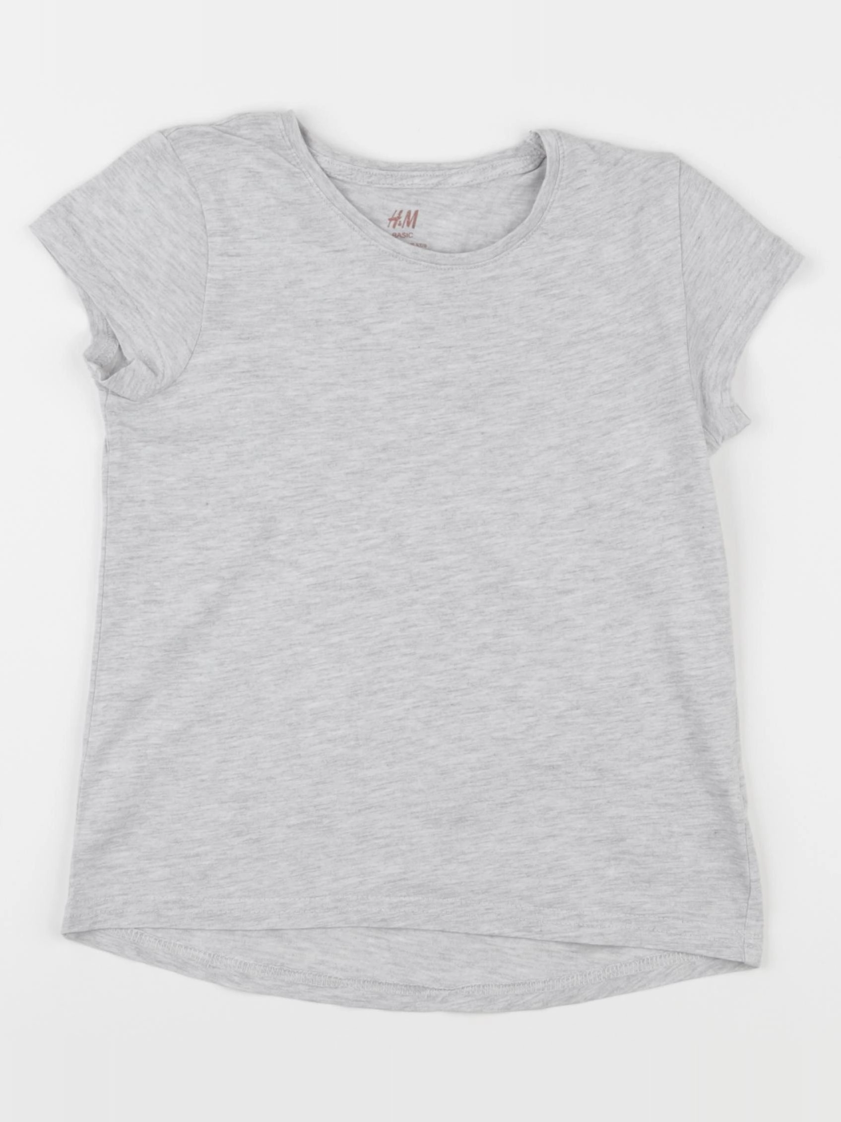 H&M - tee-shirt gris - 4/6 ans