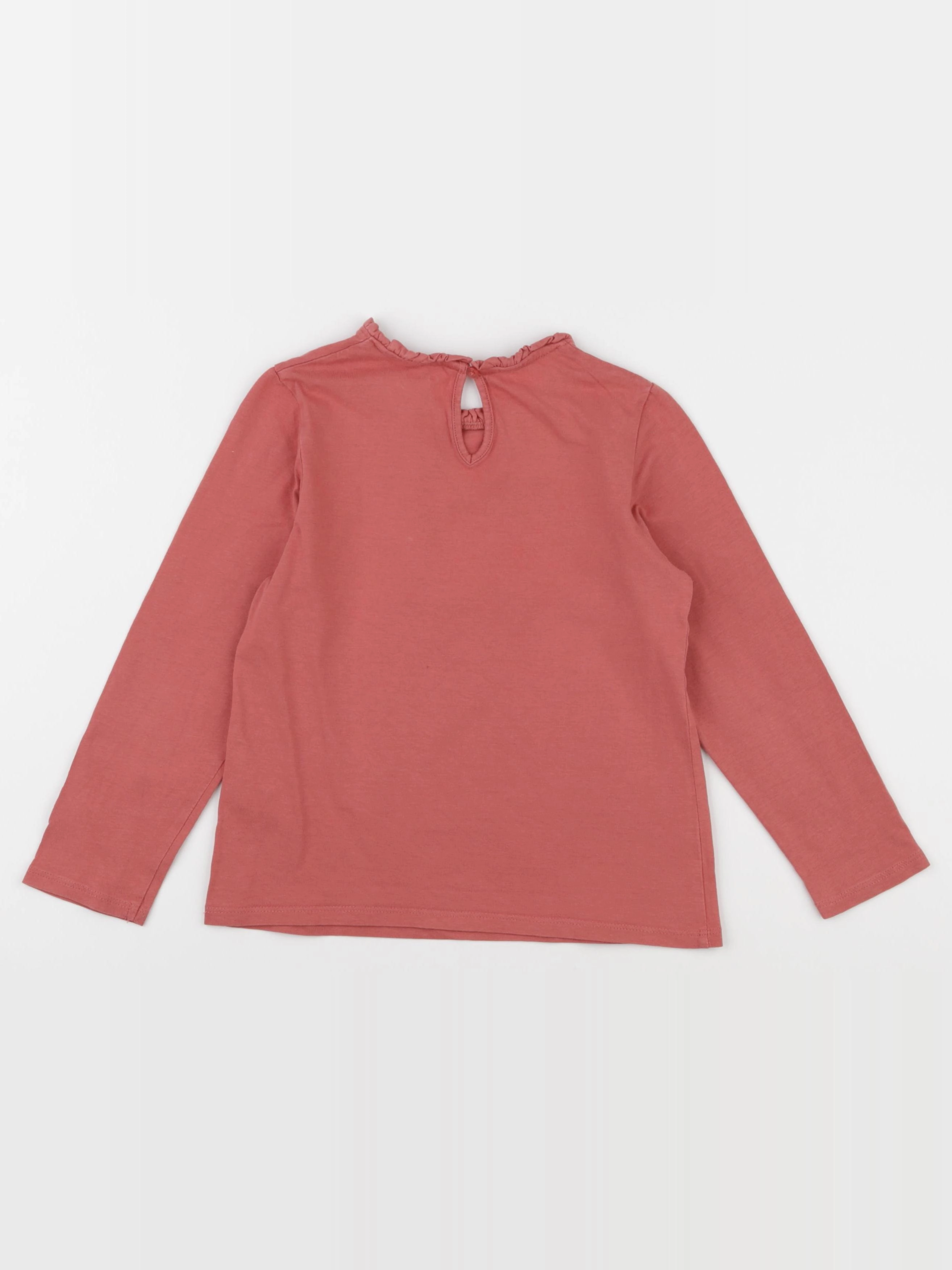 Vertbaudet - tee-shirt rose - 6 ans