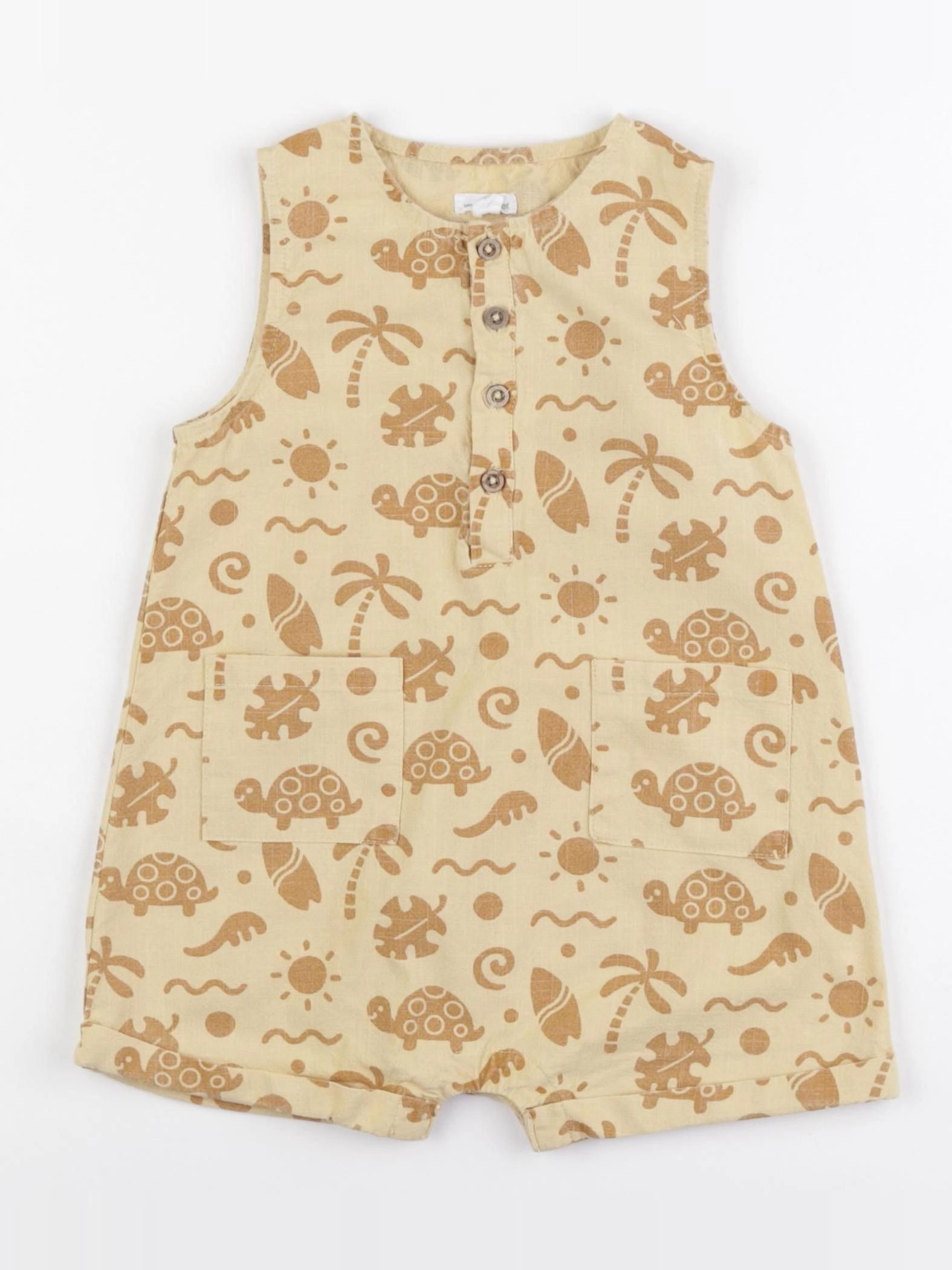 Vertbaudet - combinaison jaune - 36 mois