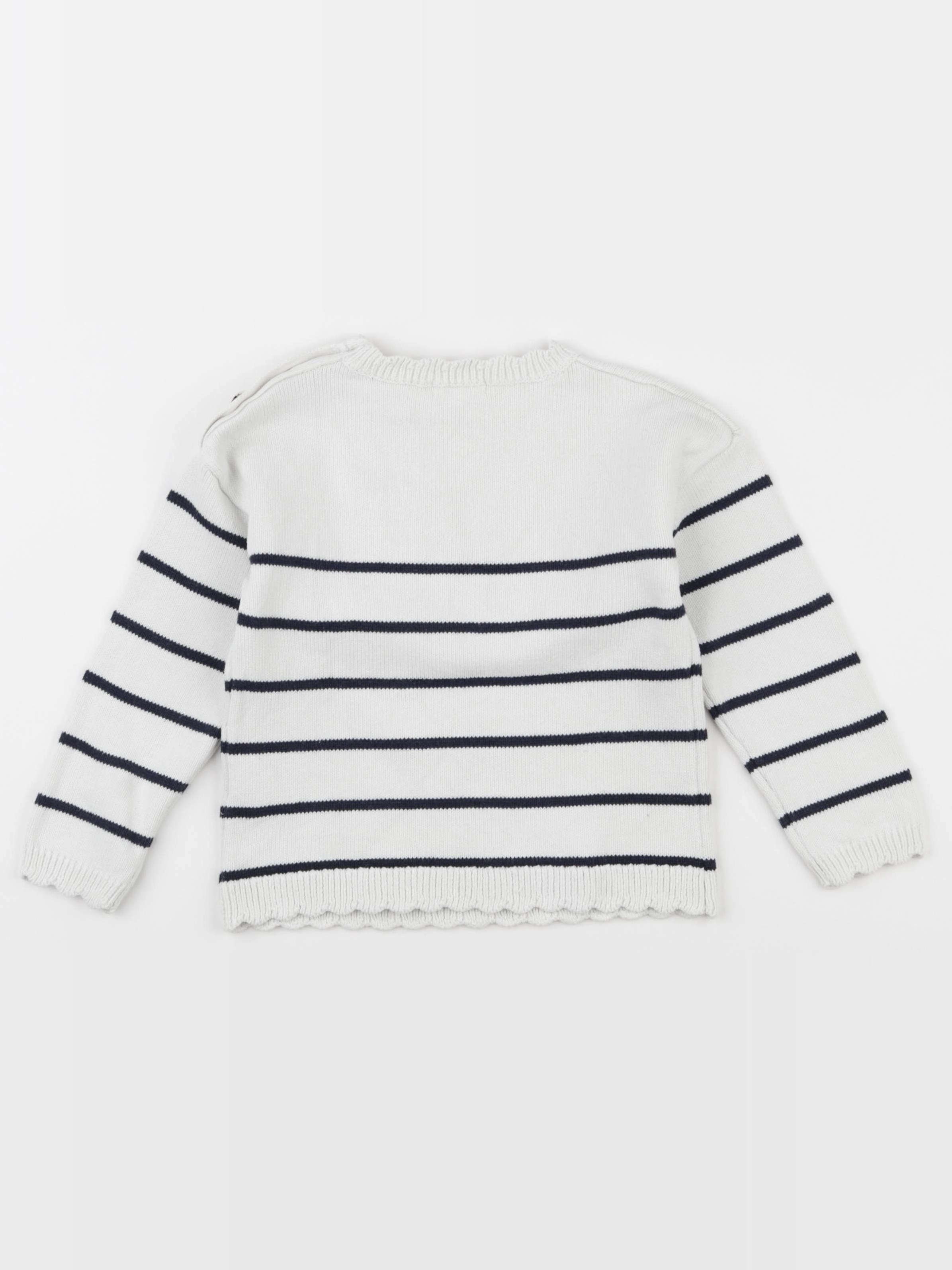Vertbaudet - pull bleu - 4 ans