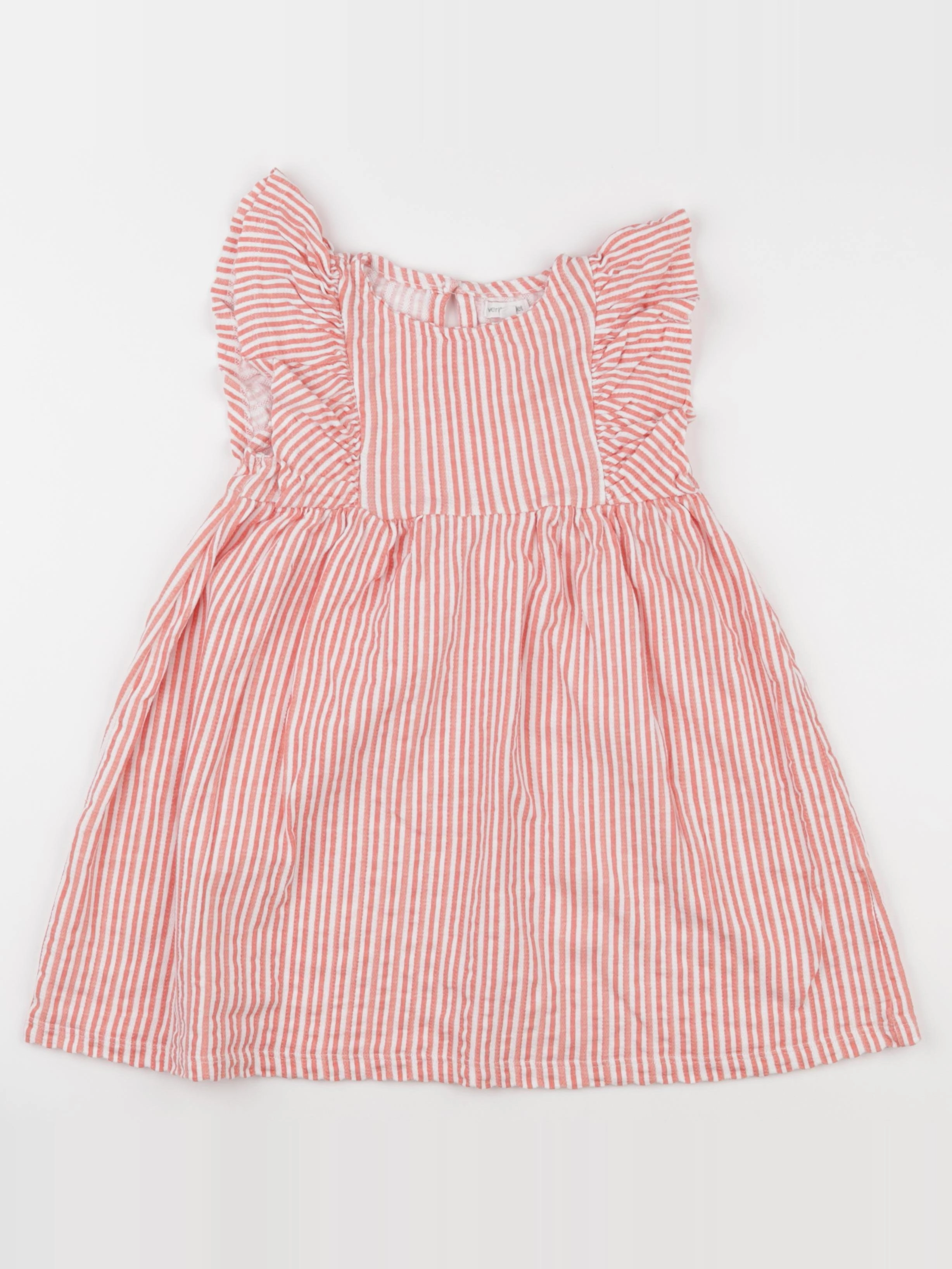 Vertbaudet - robe rouge - 4 ans