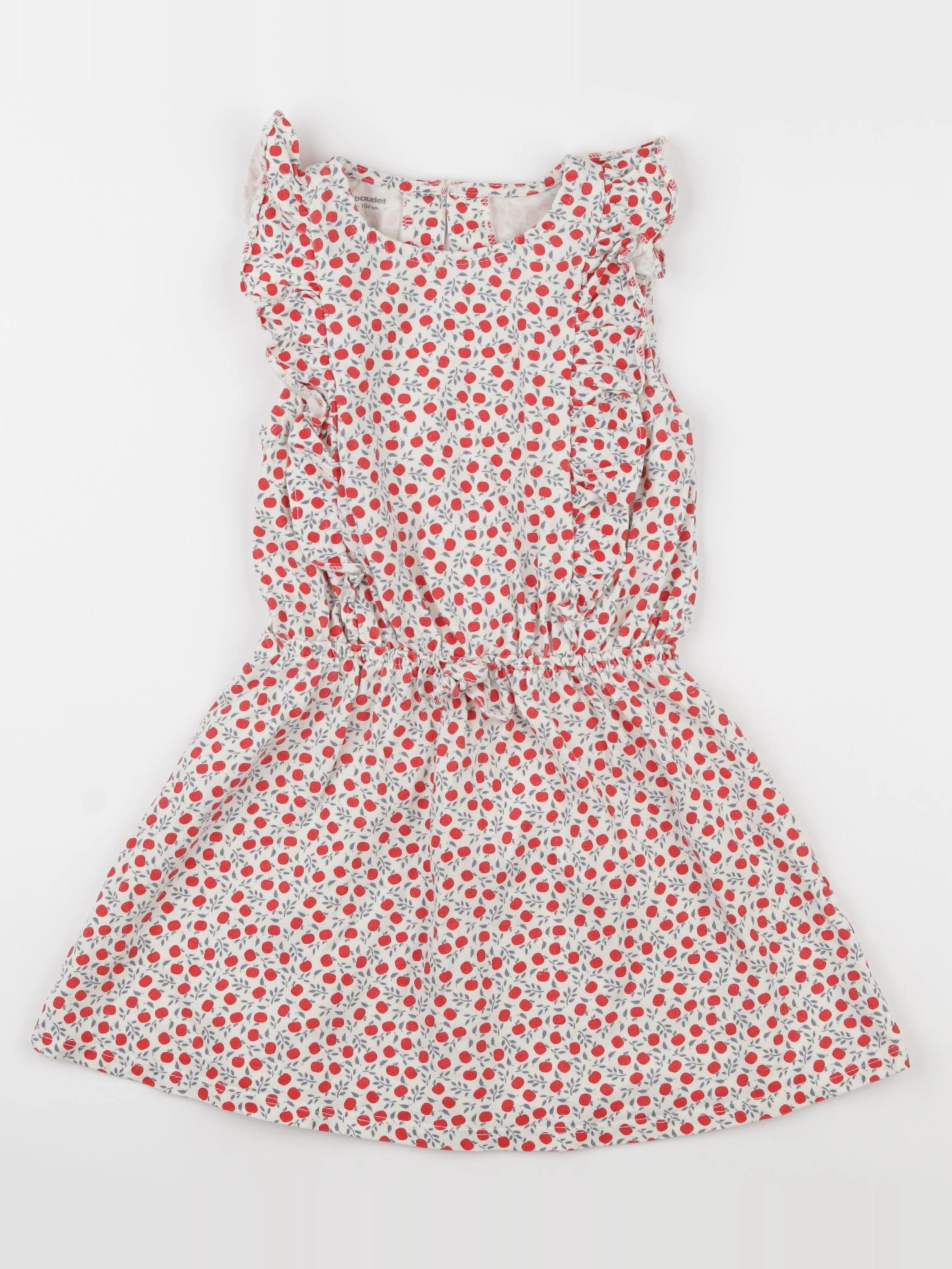Vertbaudet - robe rouge - 4 ans