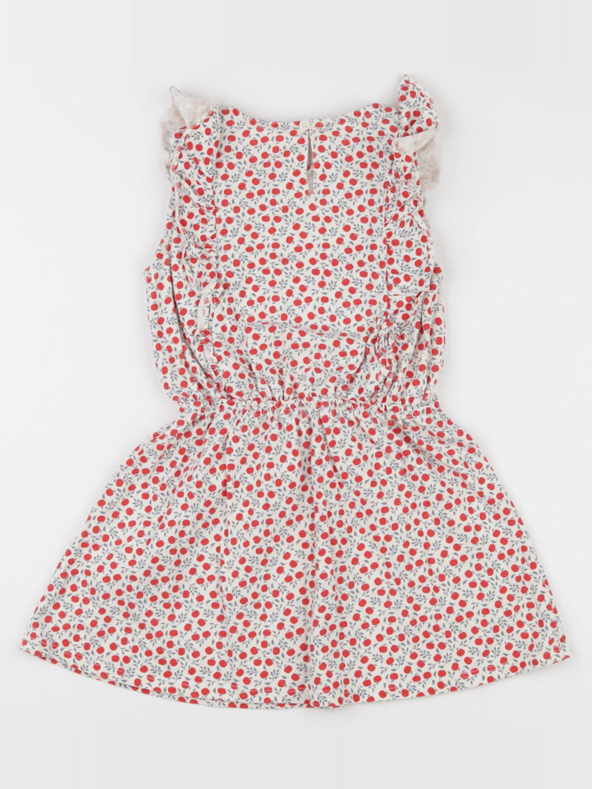 Vertbaudet - robe rouge - 4 ans