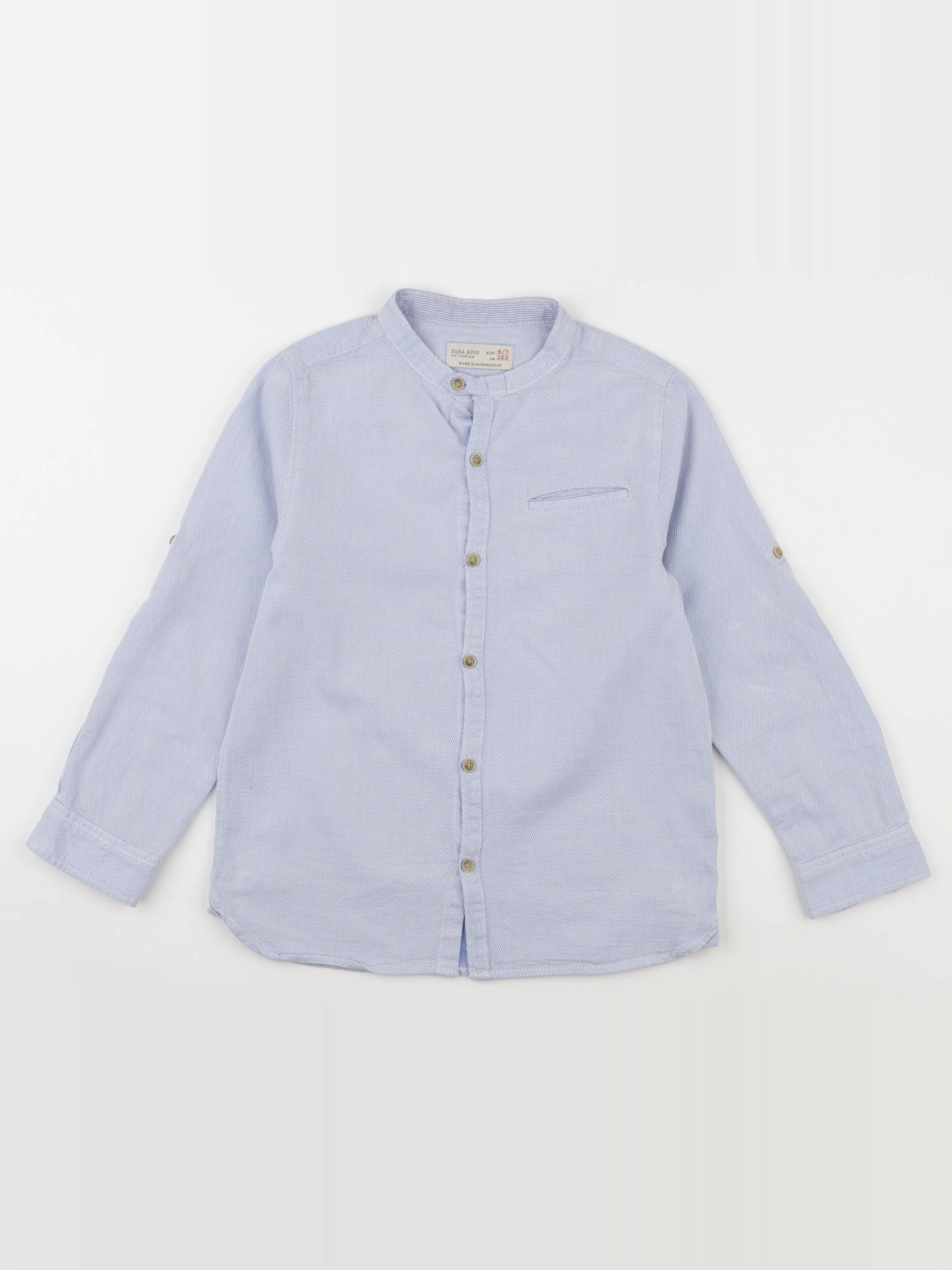 Zara - chemise bleu - 6/7 ans