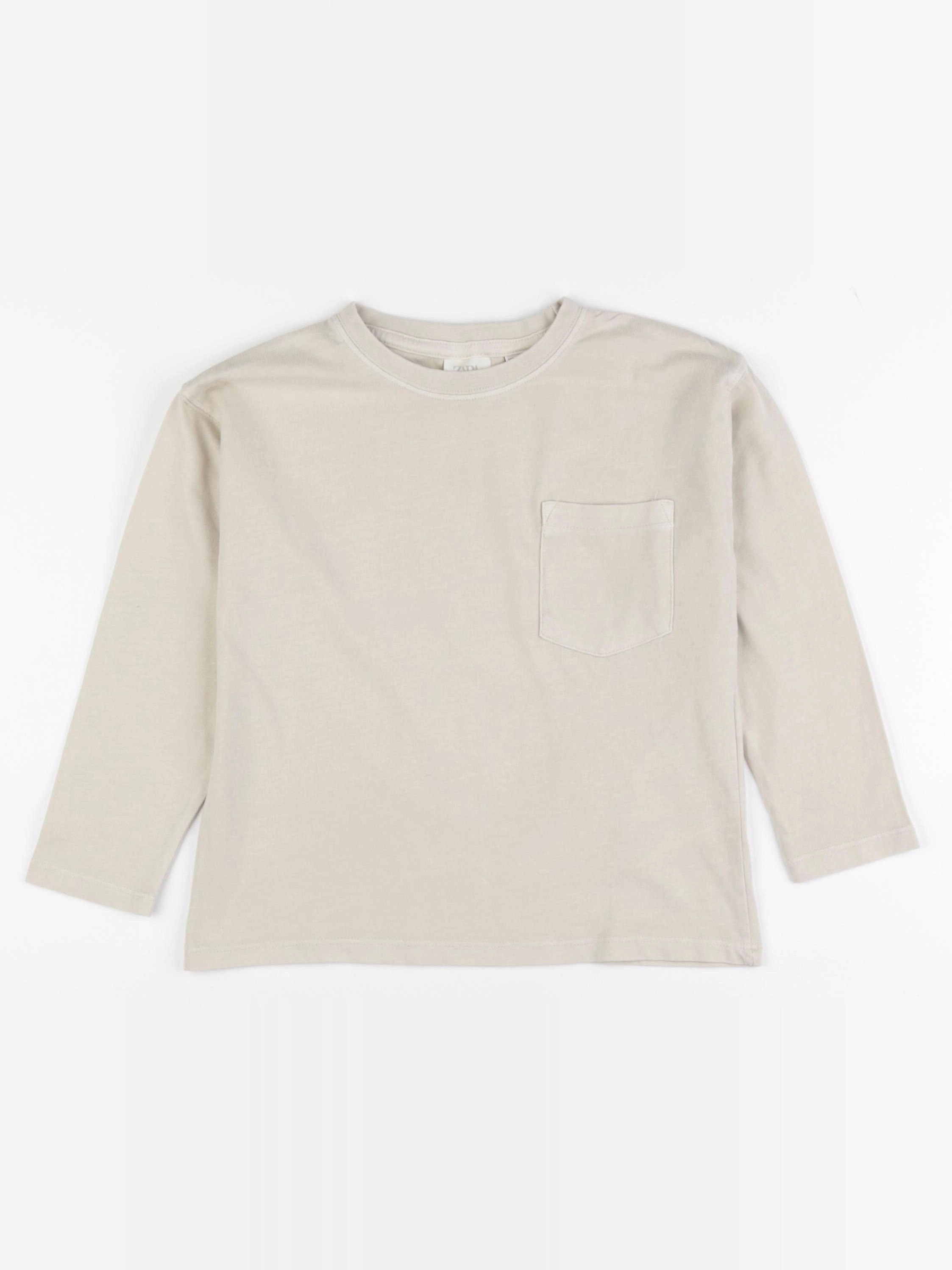 Zara - tee-shirt beige - 3/4 ans