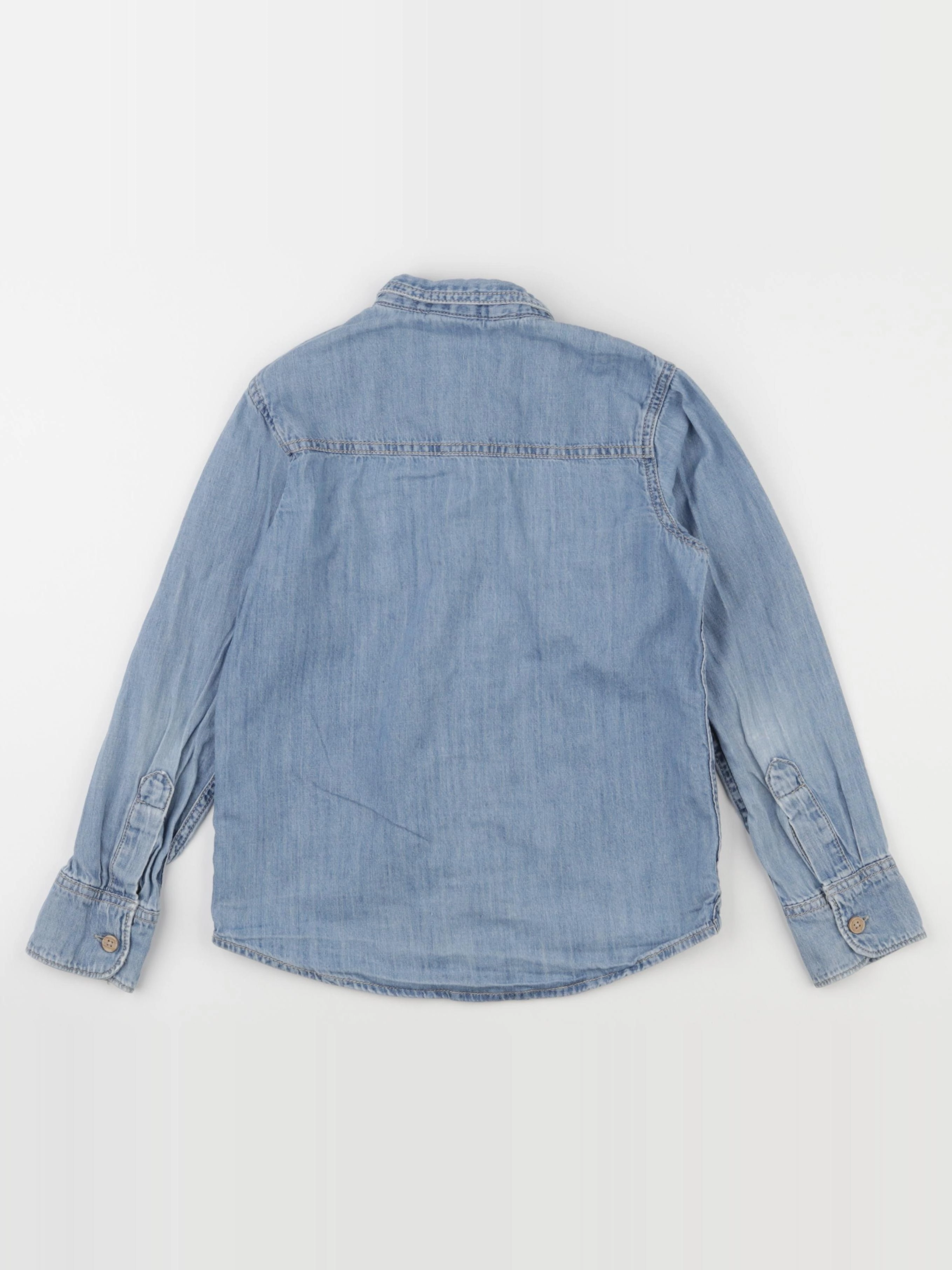 Vertbaudet - chemise bleu - 8 ans