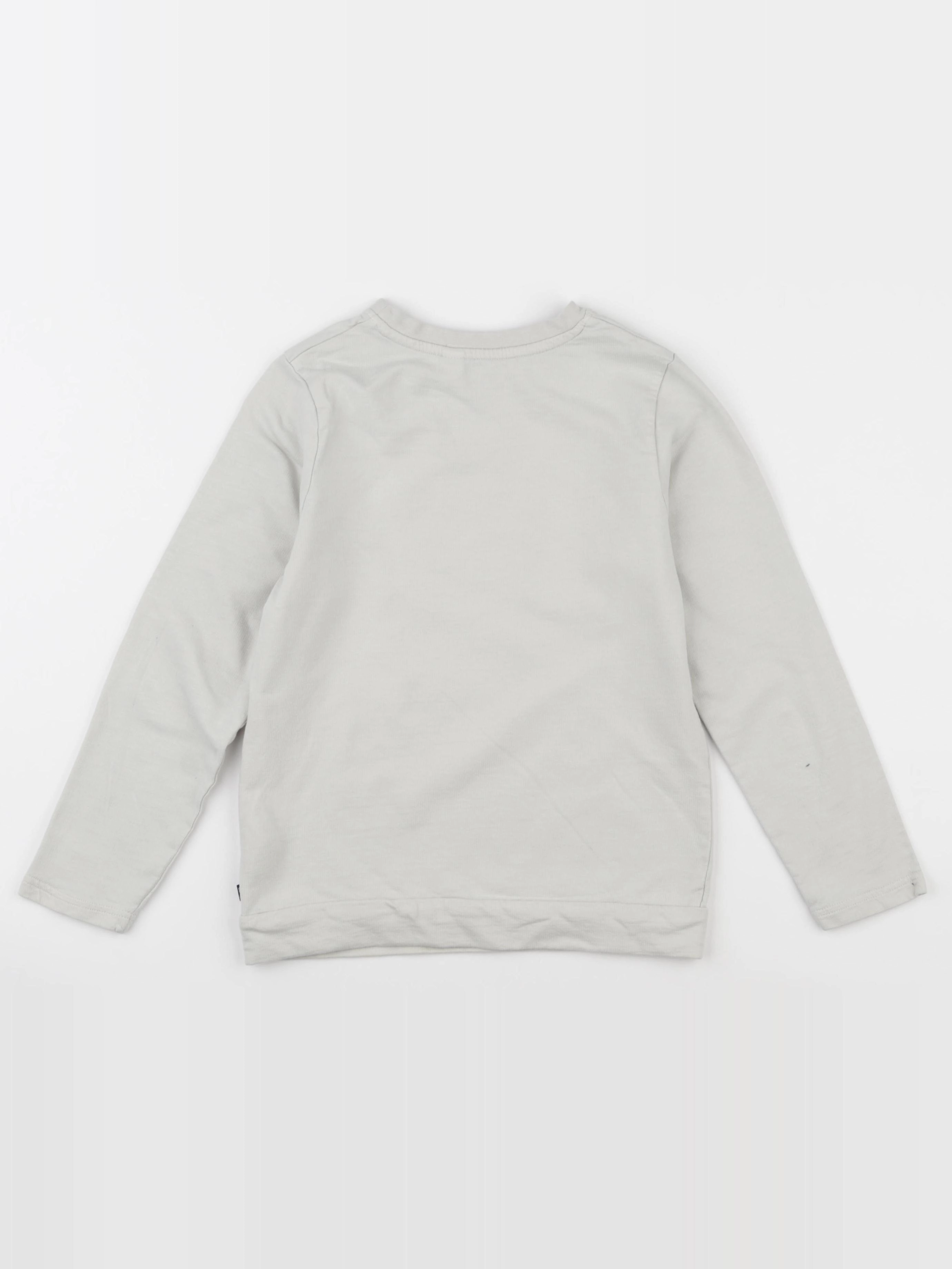 Okaidi - sweat beige - 8 ans