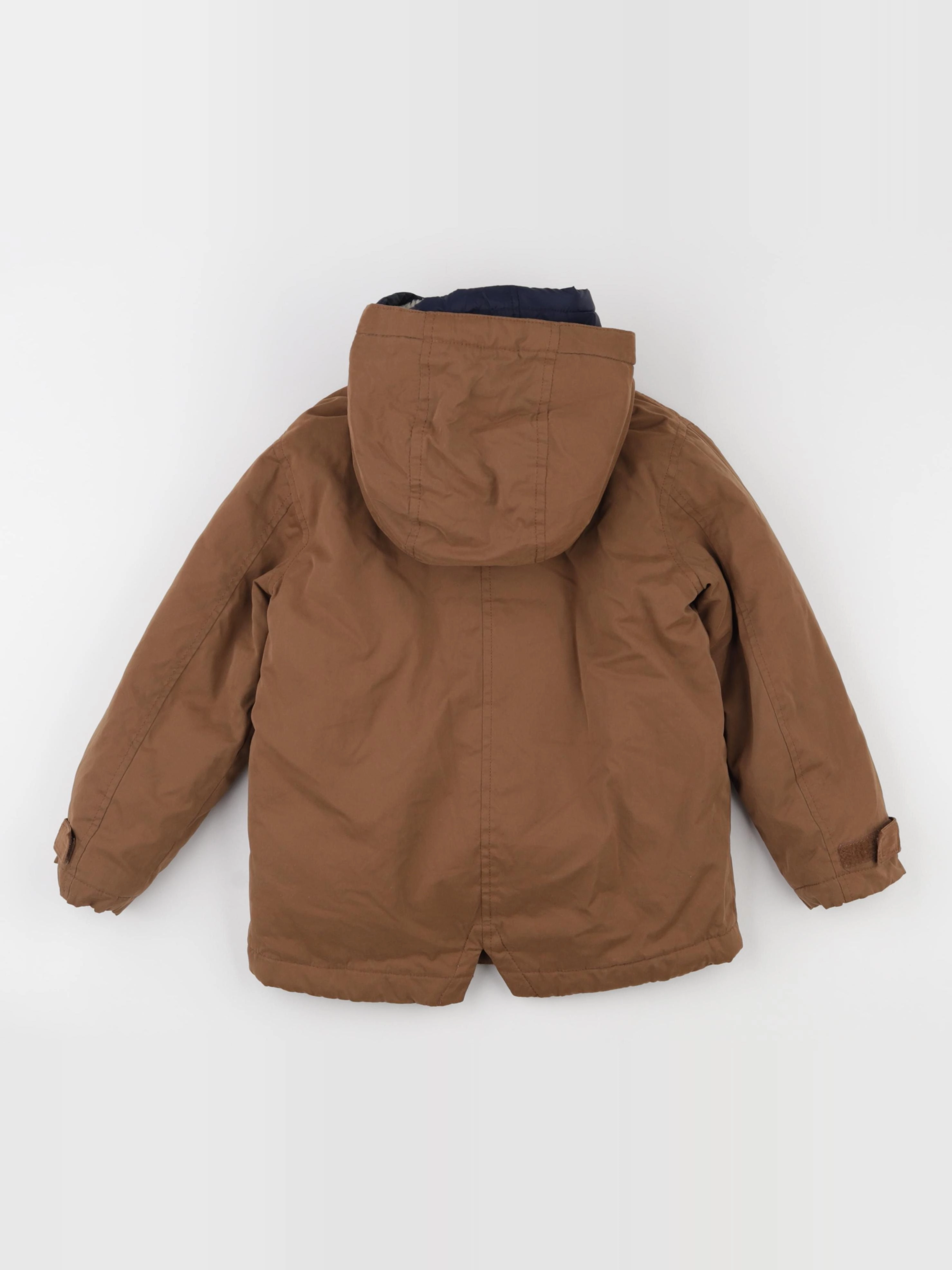 Vertbaudet - manteau doublure amovible marron - 5 ans
