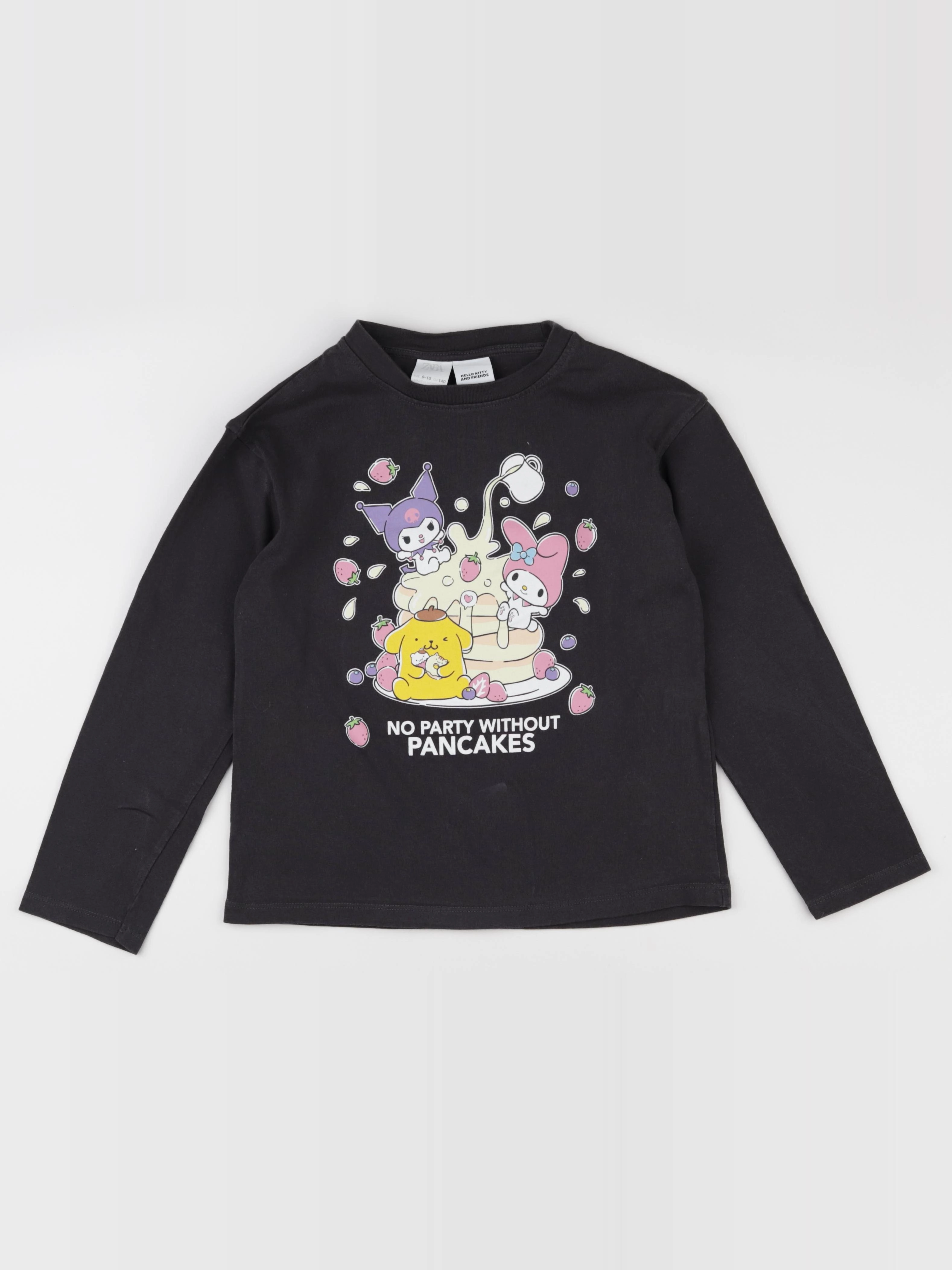 Zara - tee-shirt imprimé au dos gris - 9/10 ans