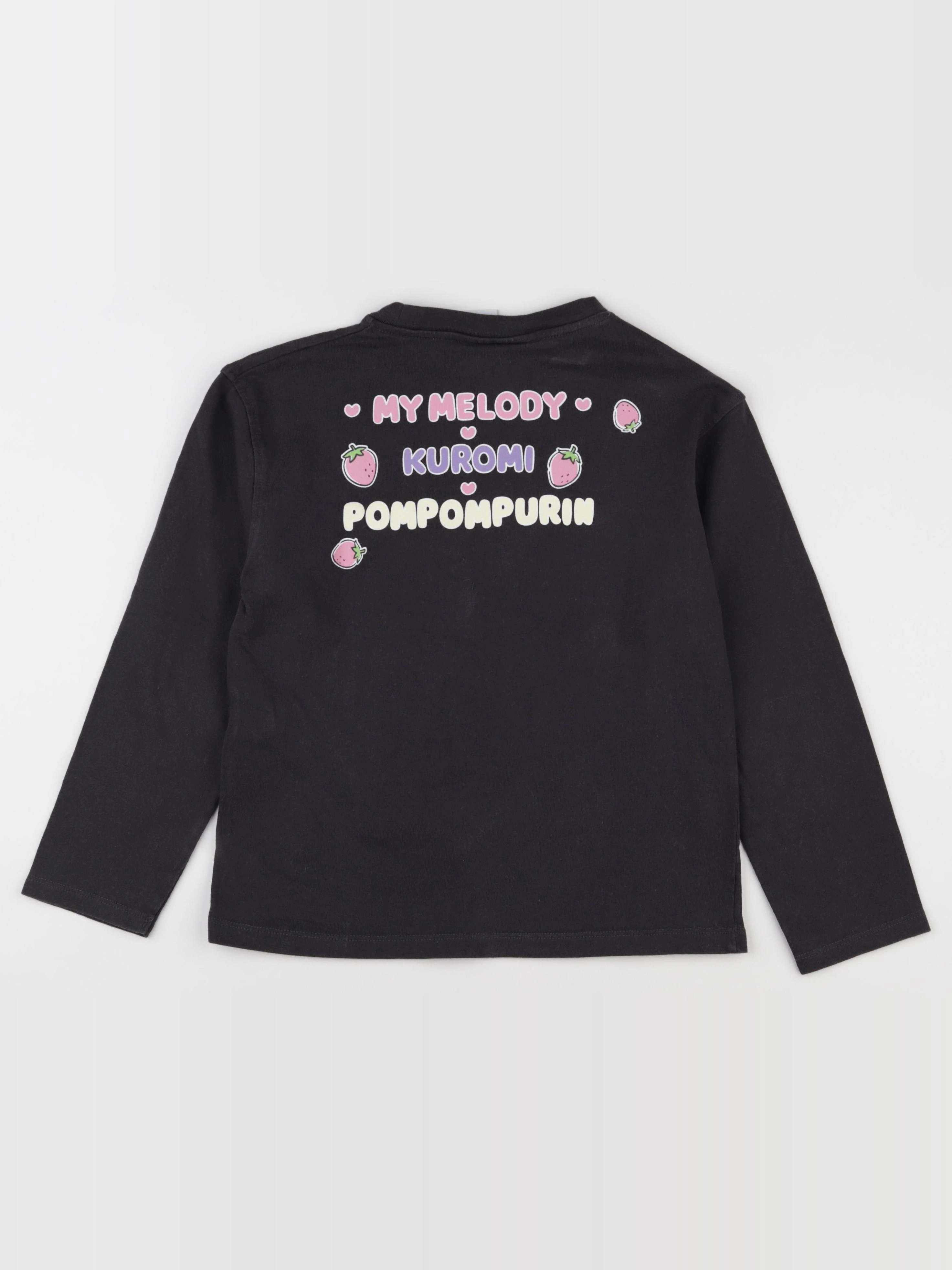 Zara - tee-shirt imprimé au dos gris - 9/10 ans