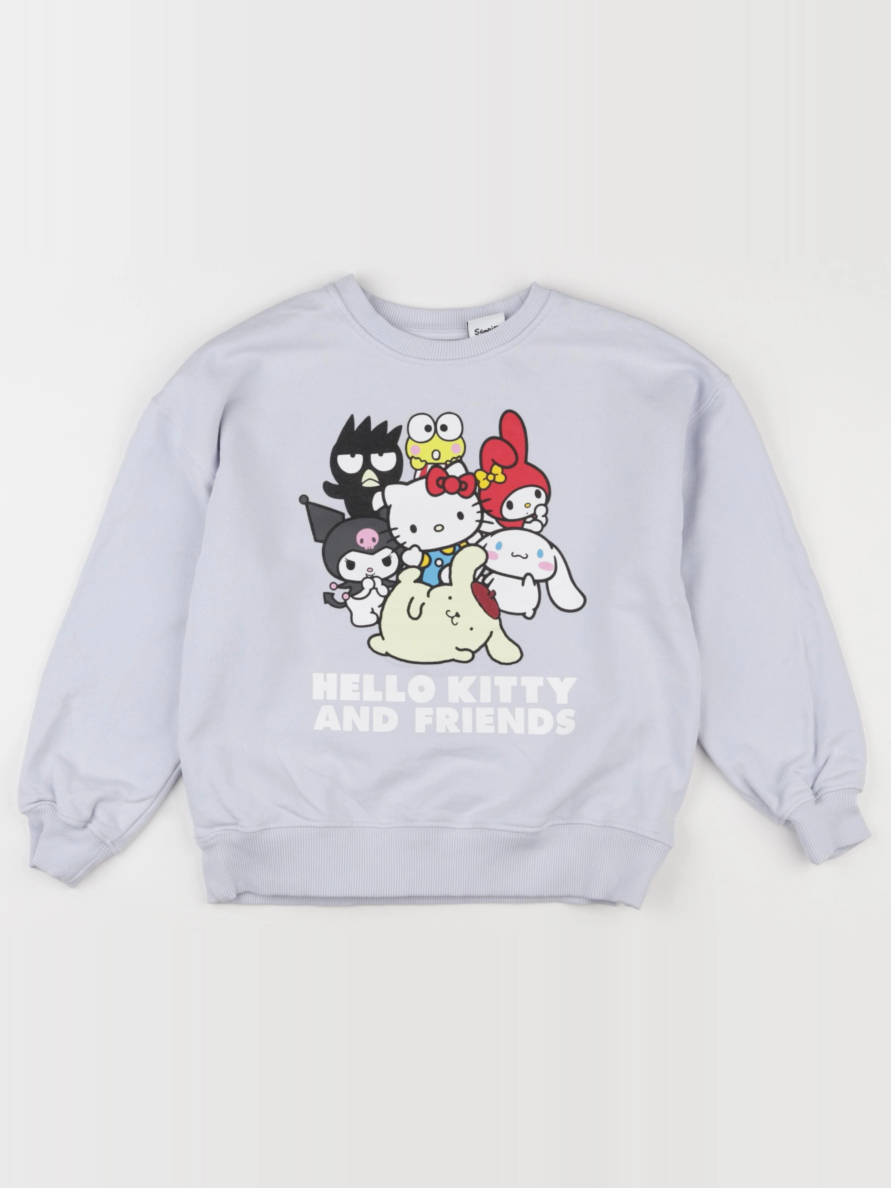 Zara - sweat imprimé au dos bleu - 9/10 ans