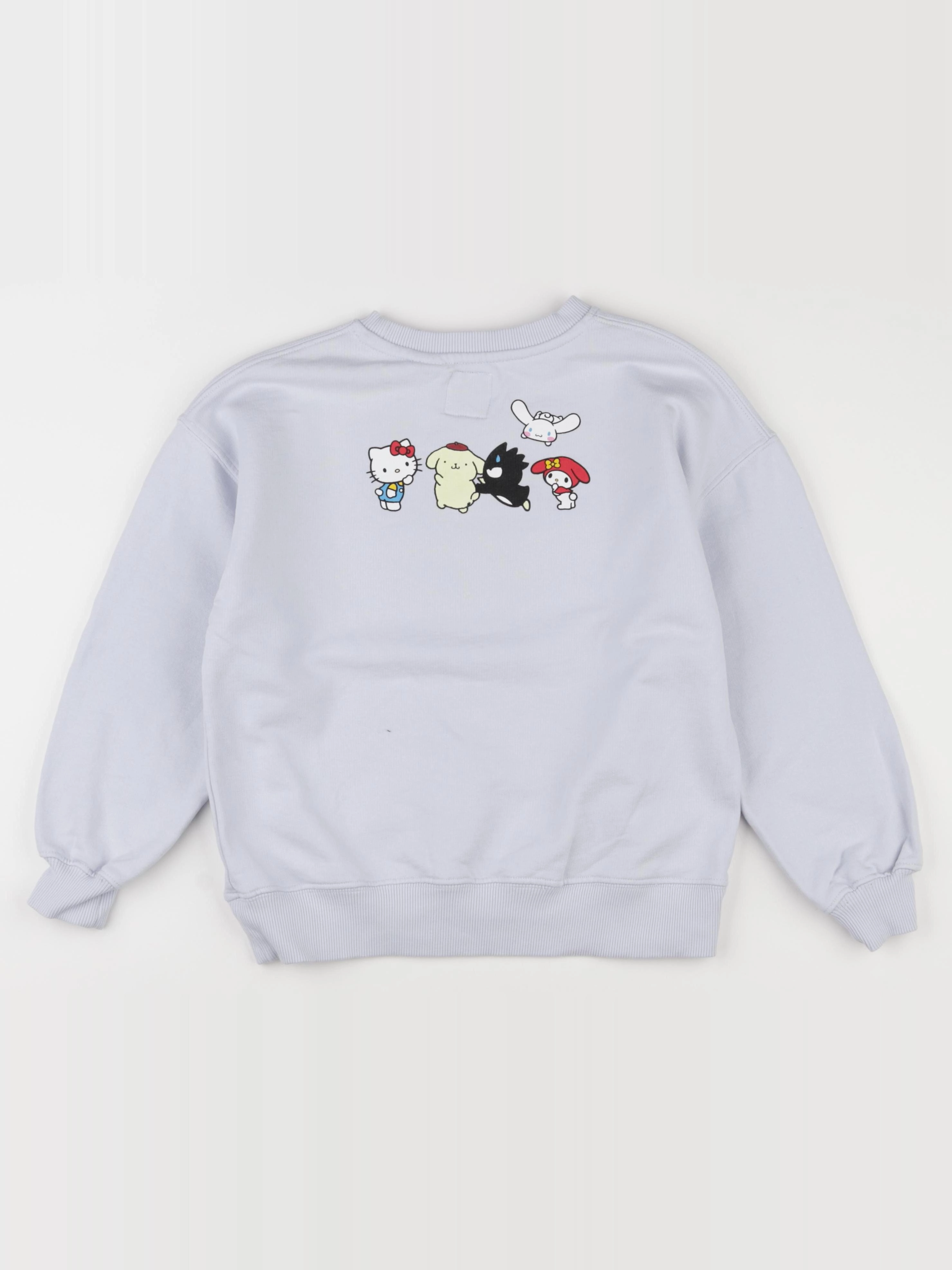 Zara - sweat imprimé au dos bleu - 9/10 ans