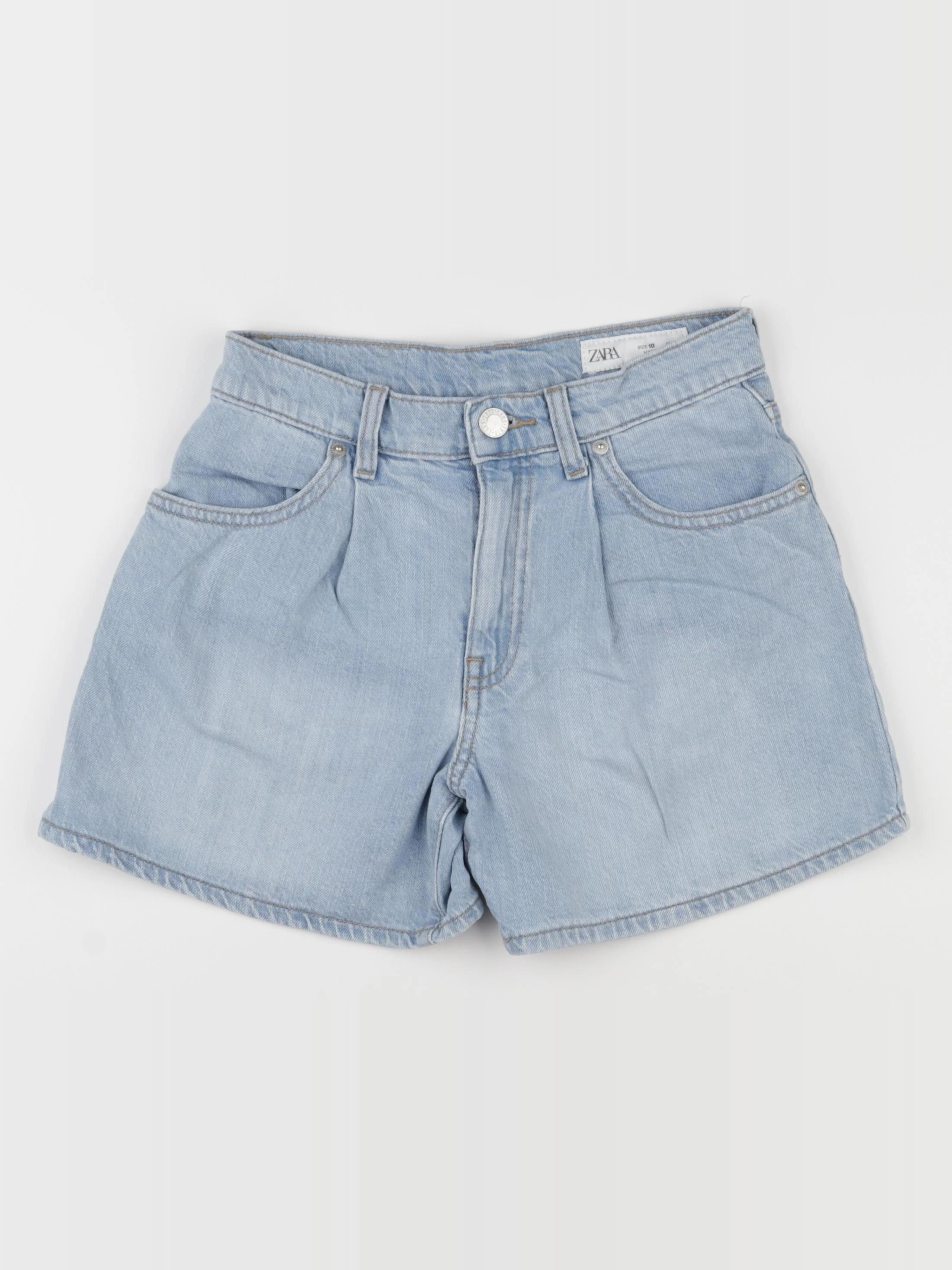 Zara - short bleu - 10 ans