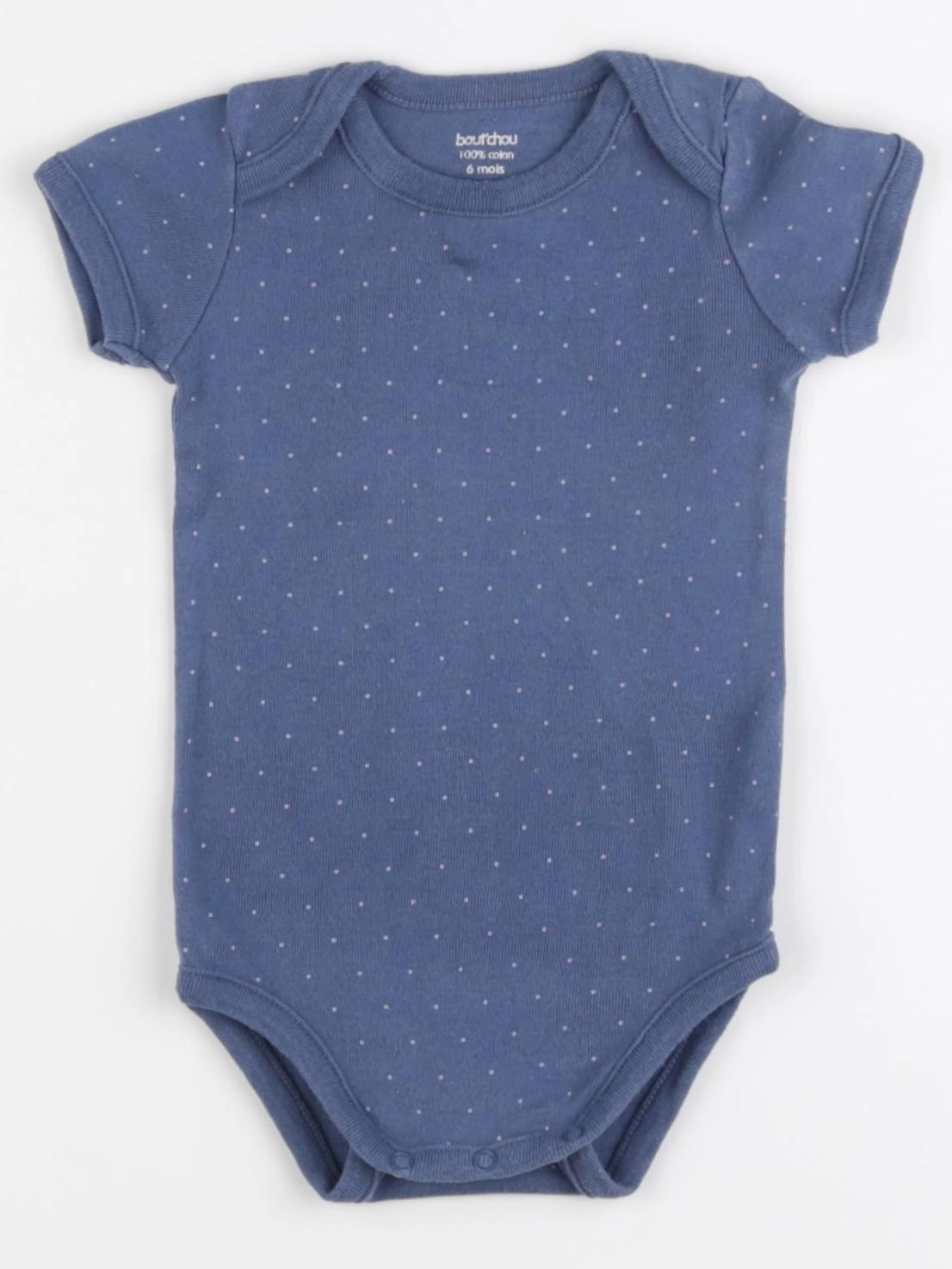 Boutchou - body bleu - 6 mois