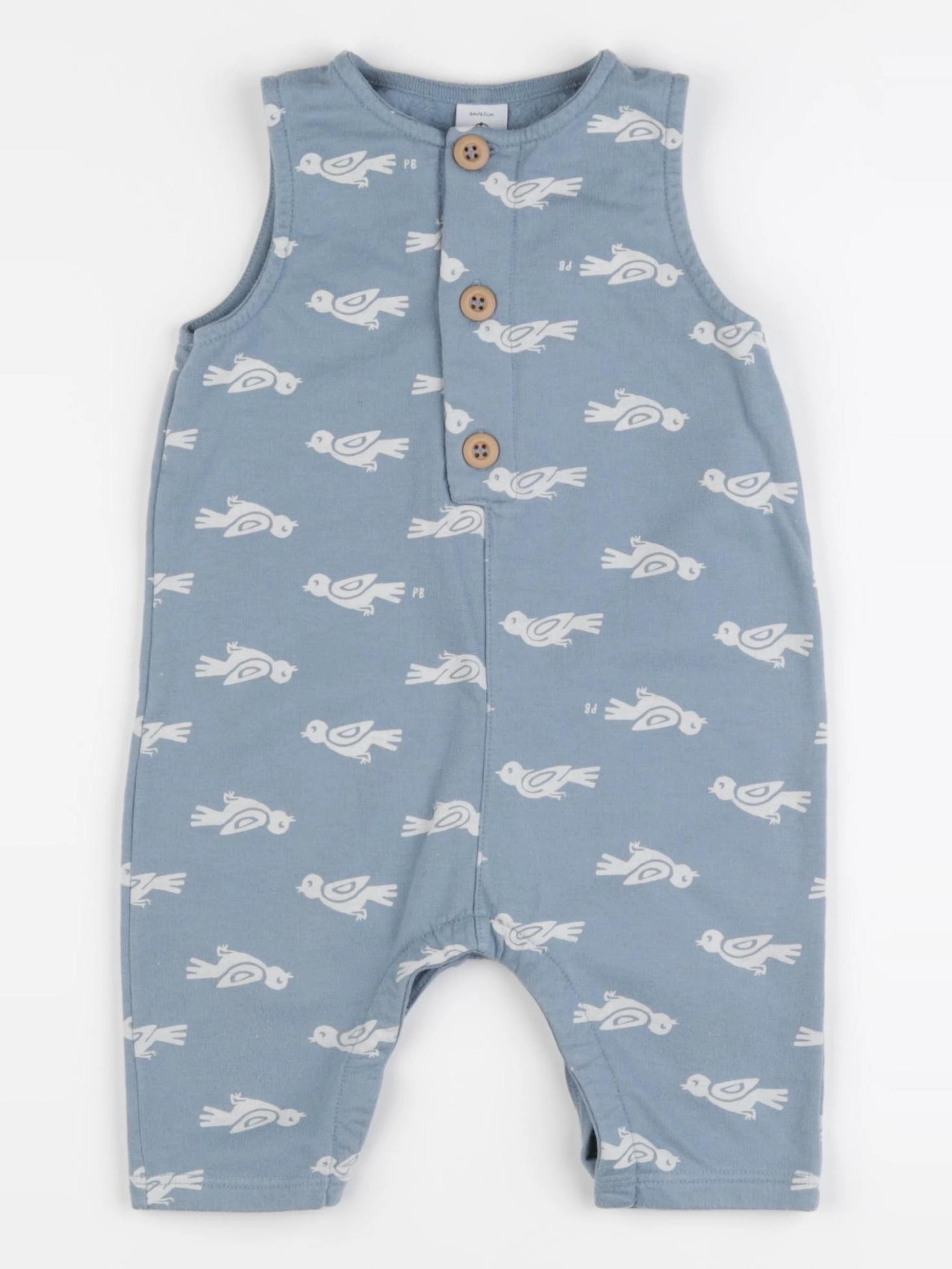 Petit Bateau - combinaison bleu - 6 mois