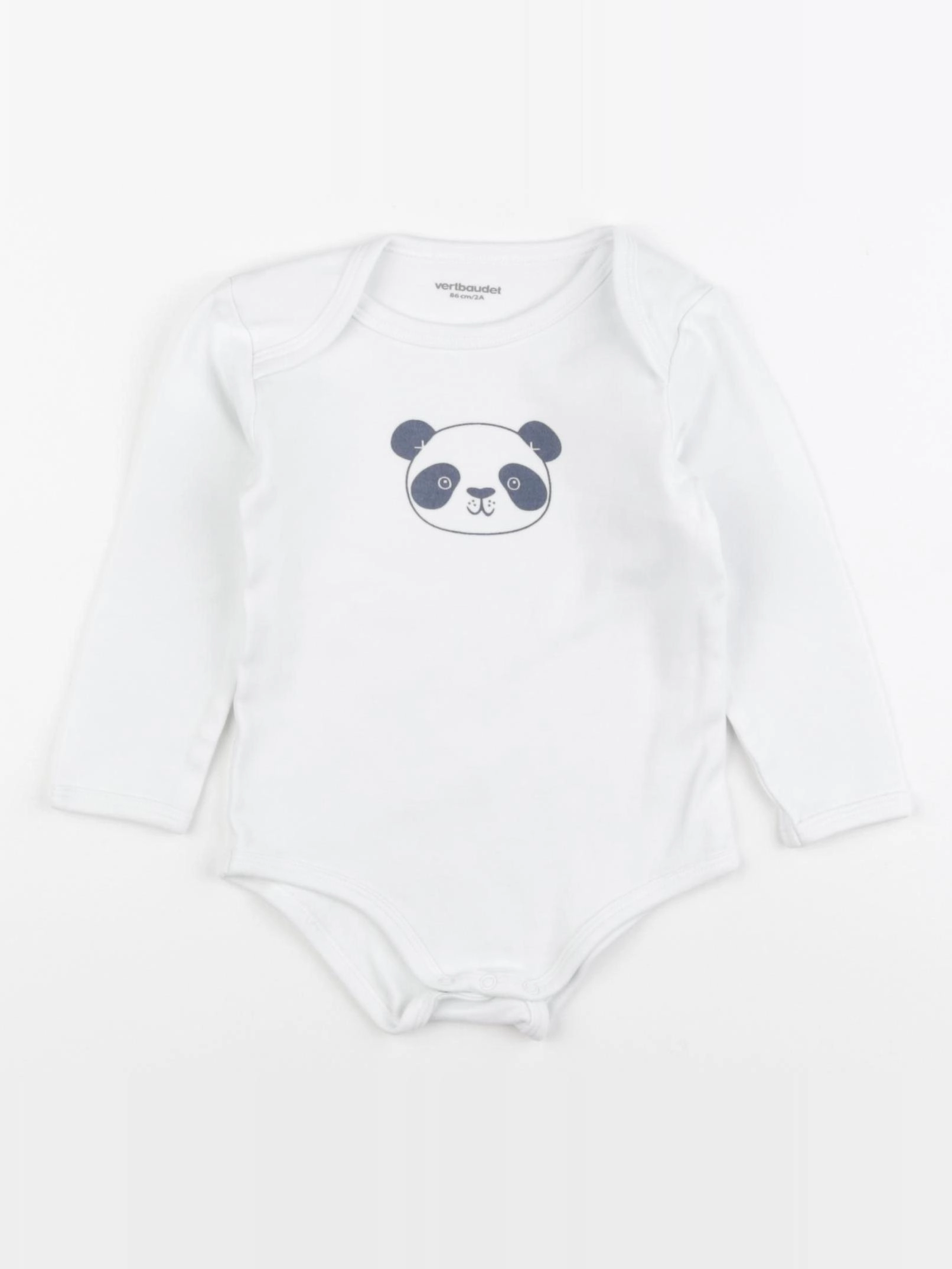 Vertbaudet - body blanc - 2 ans