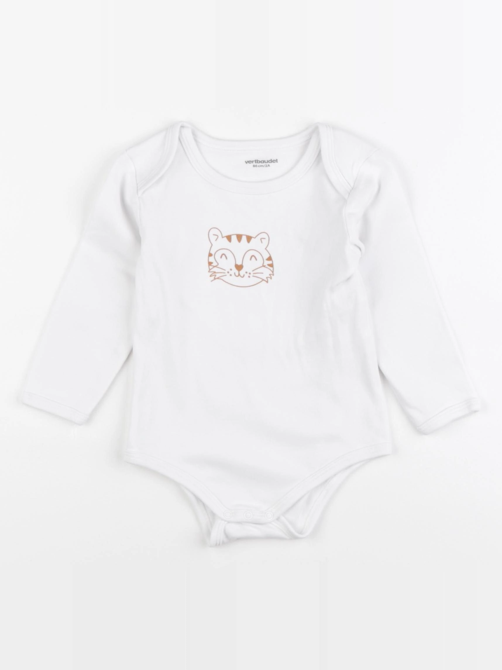Vertbaudet - body blanc - 2 ans