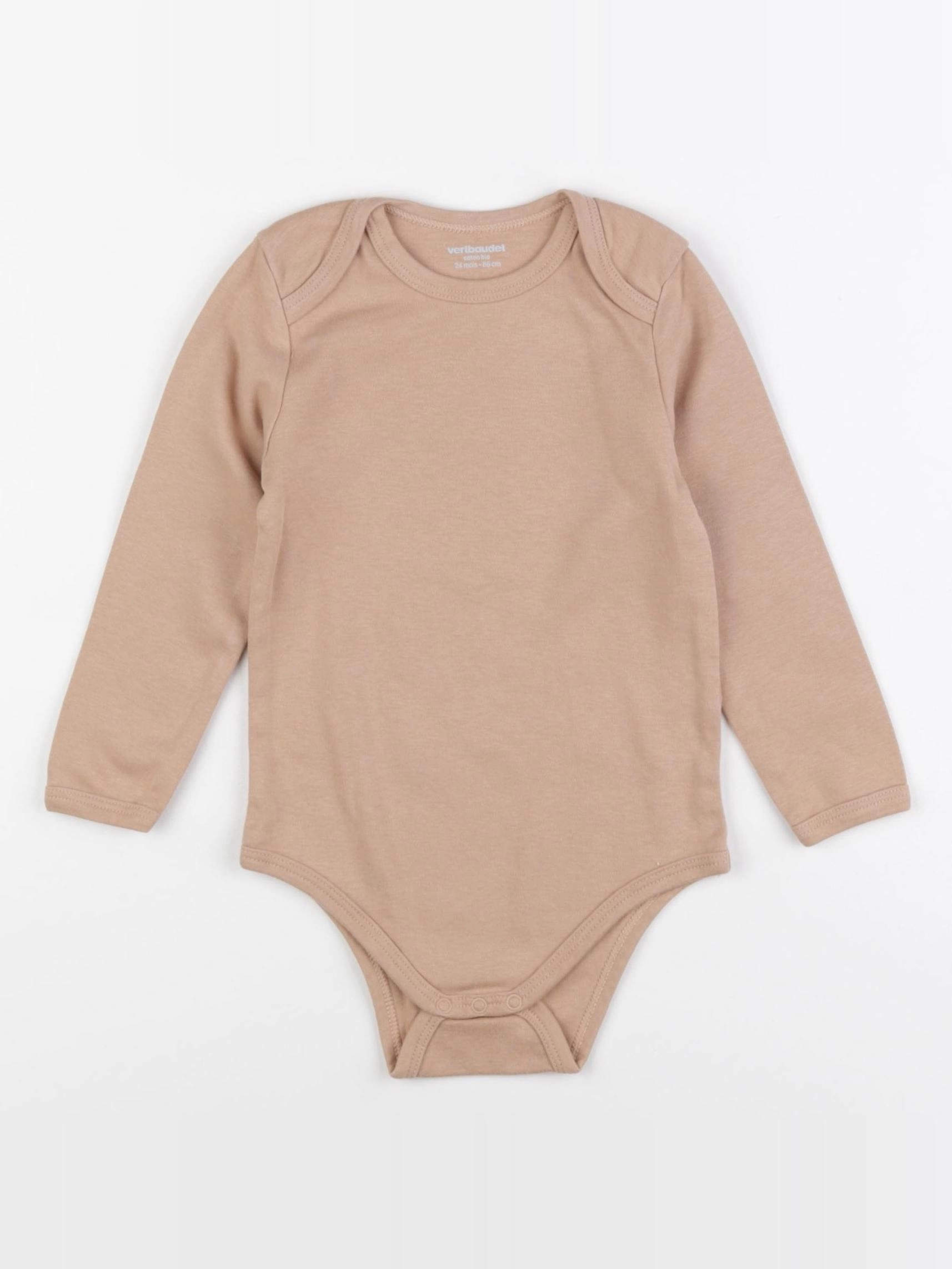 Vertbaudet - body marron - 24 mois
