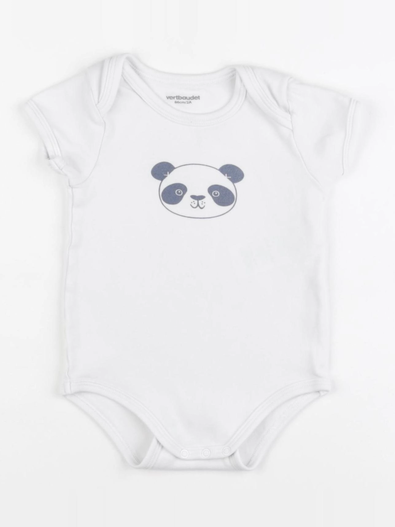 Vertbaudet - body blanc - 2 ans