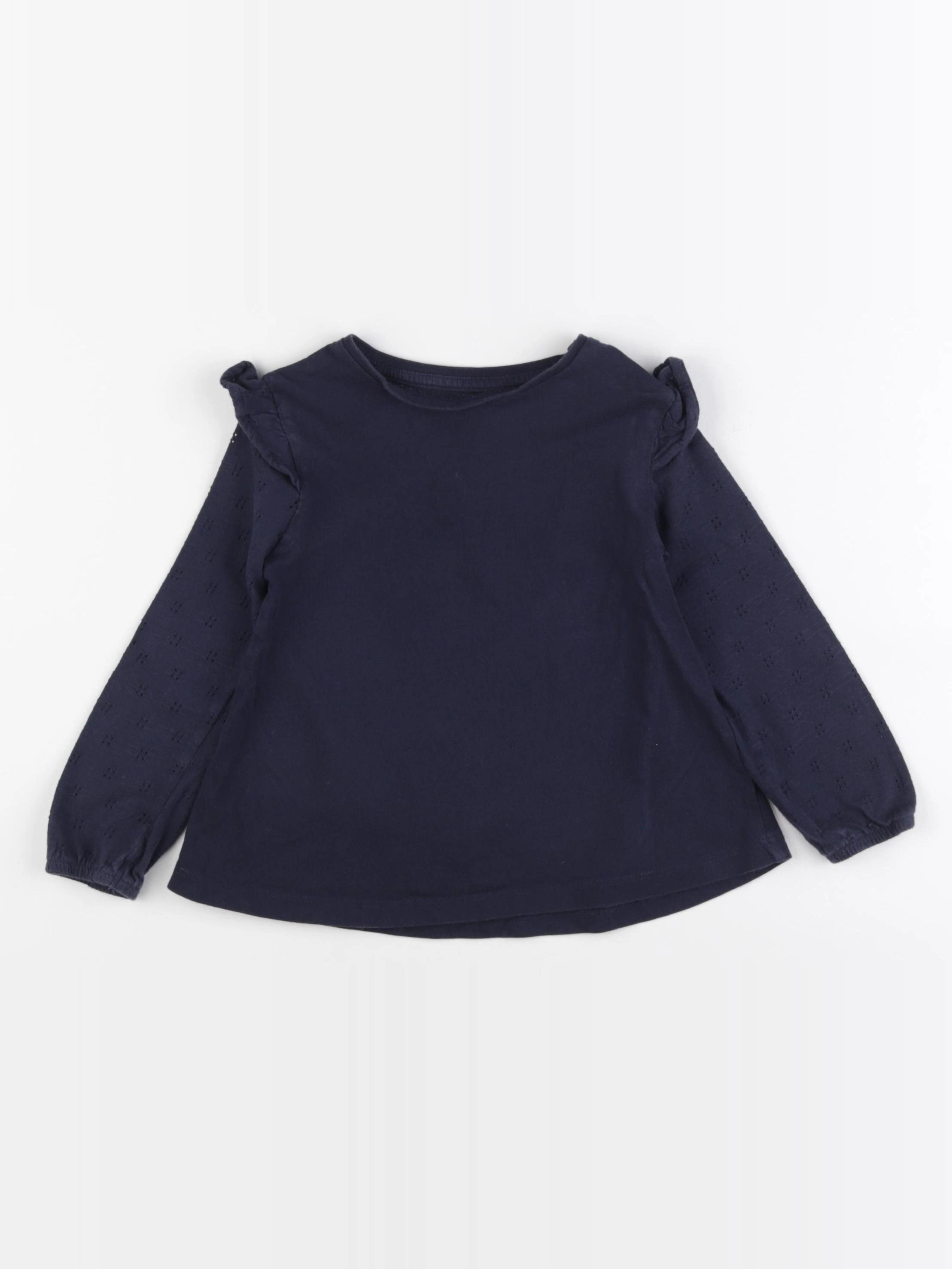 Vertbaudet - tee-shirt bleu - 4 ans