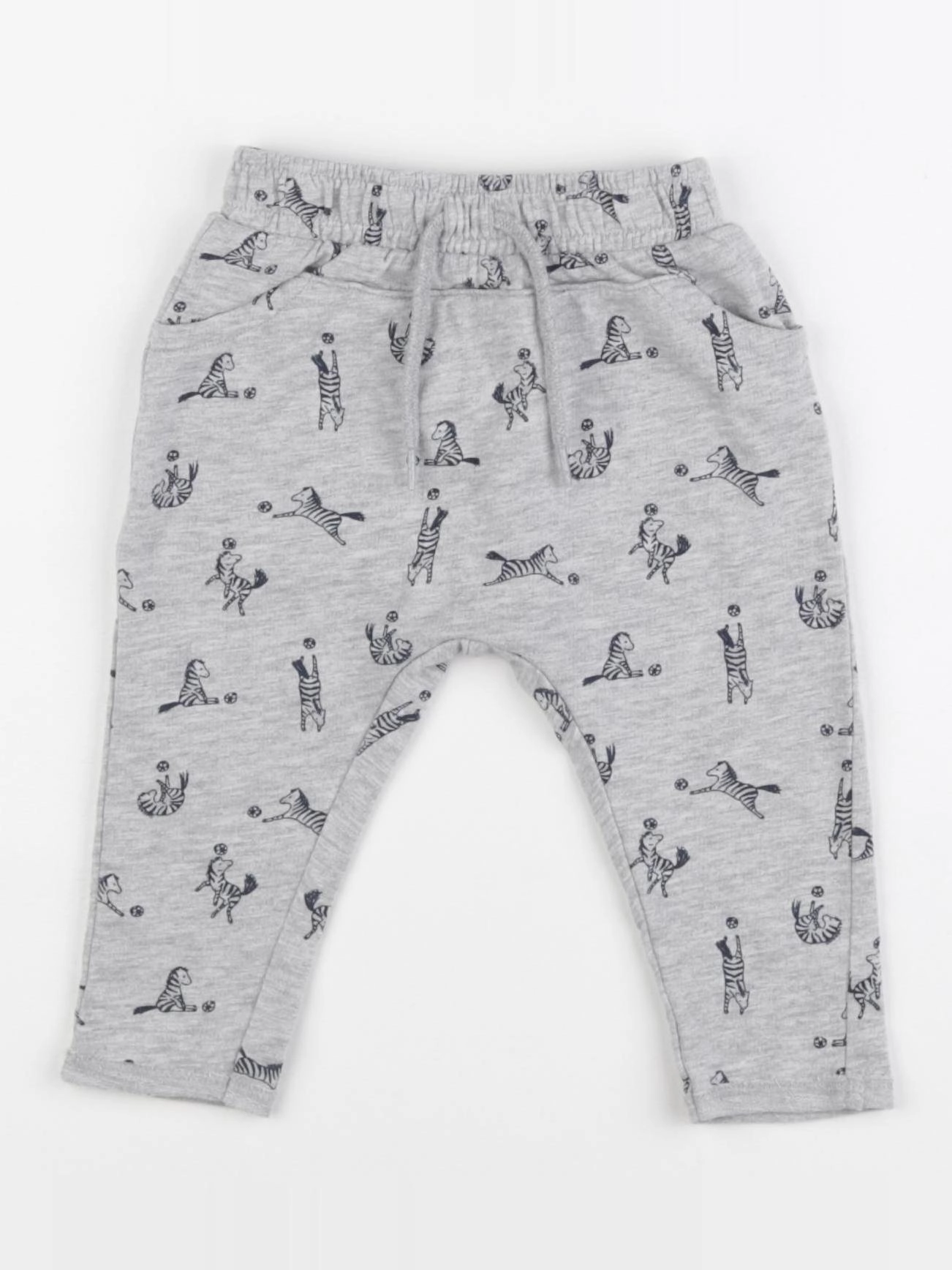 Vertbaudet - jogging gris - 6 mois