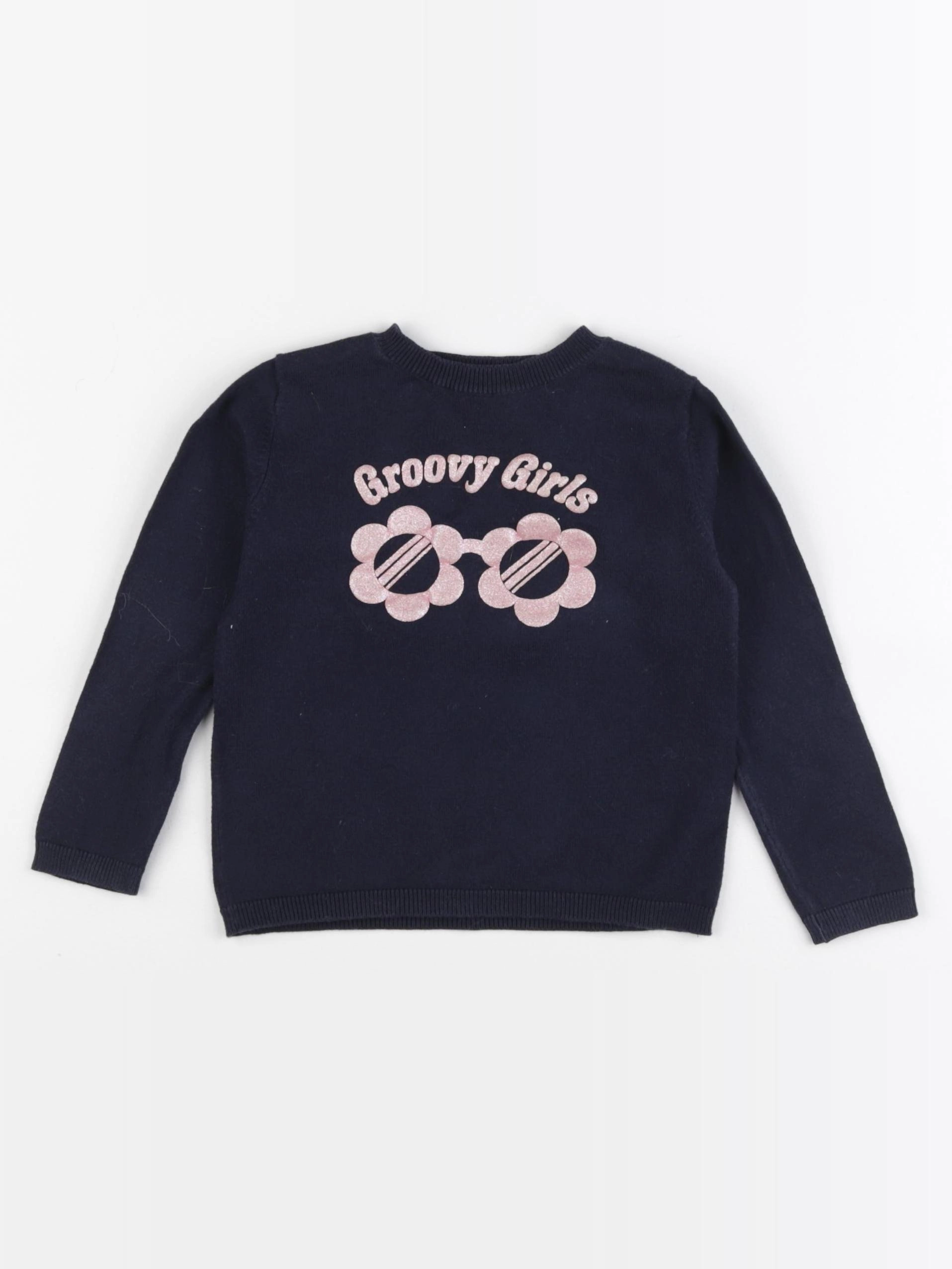 Vertbaudet - pull bleu - 2 ans