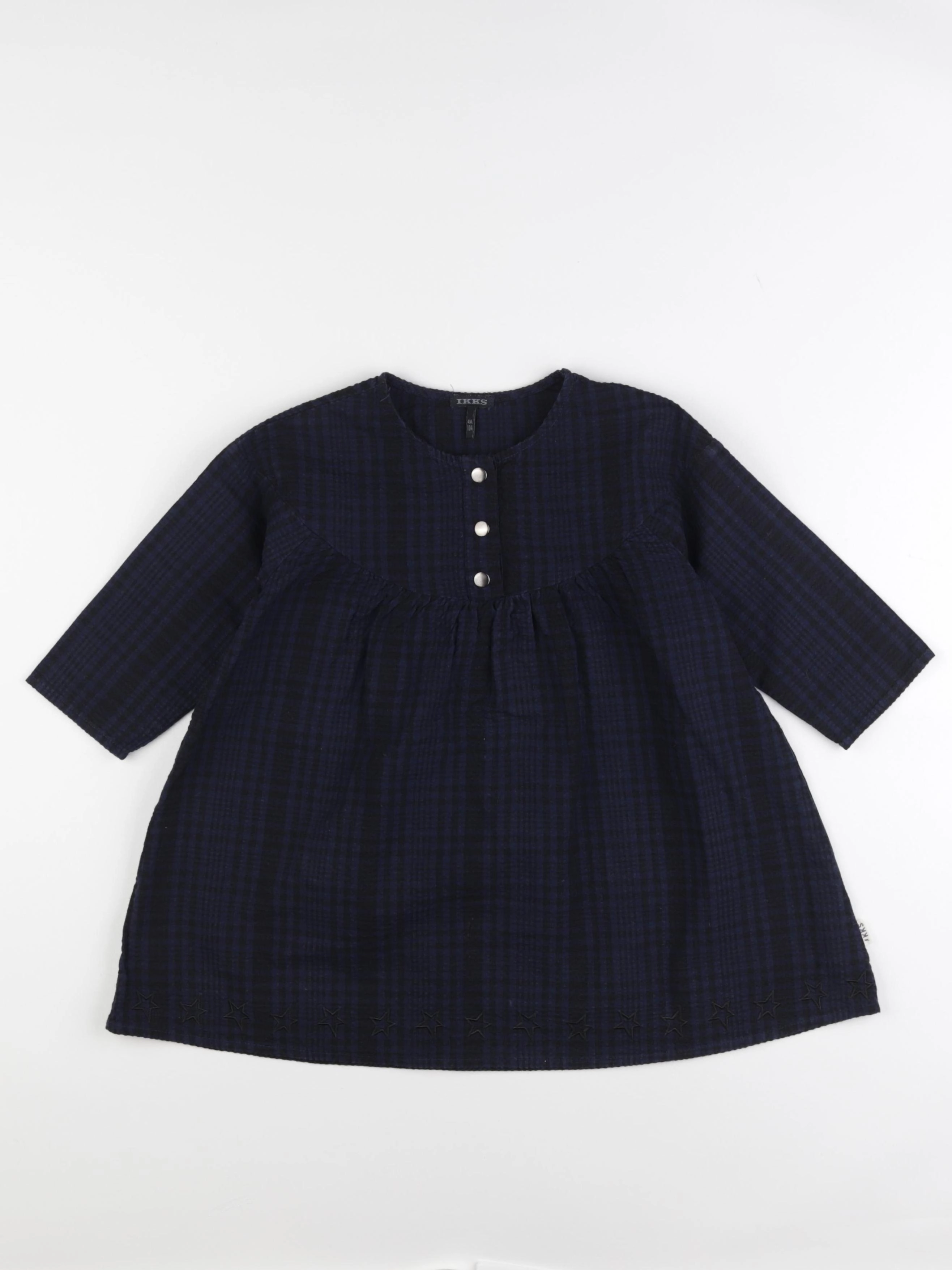 IKKS - robe bleu - 4 ans