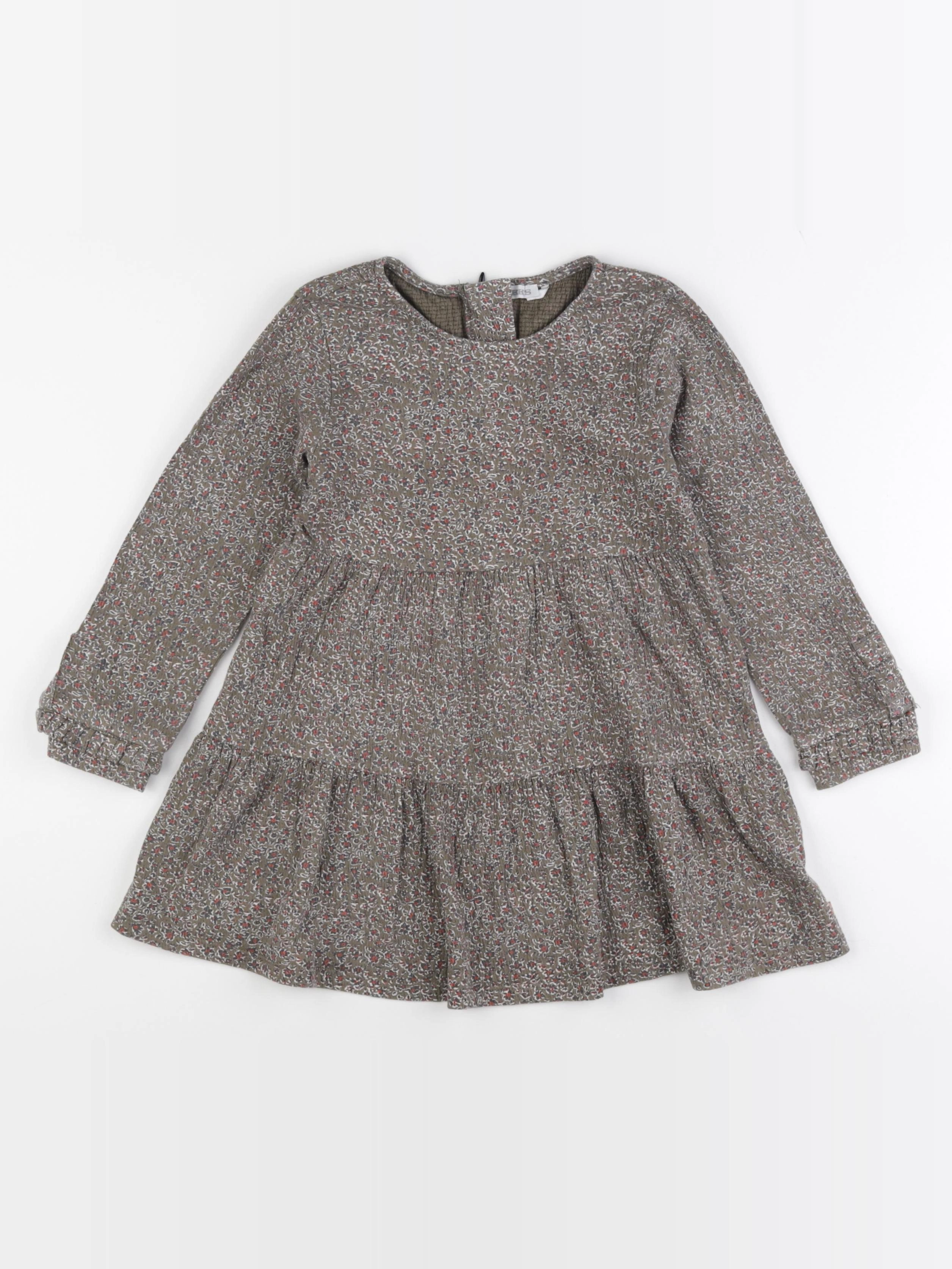 IKKS - robe vert - 4 ans