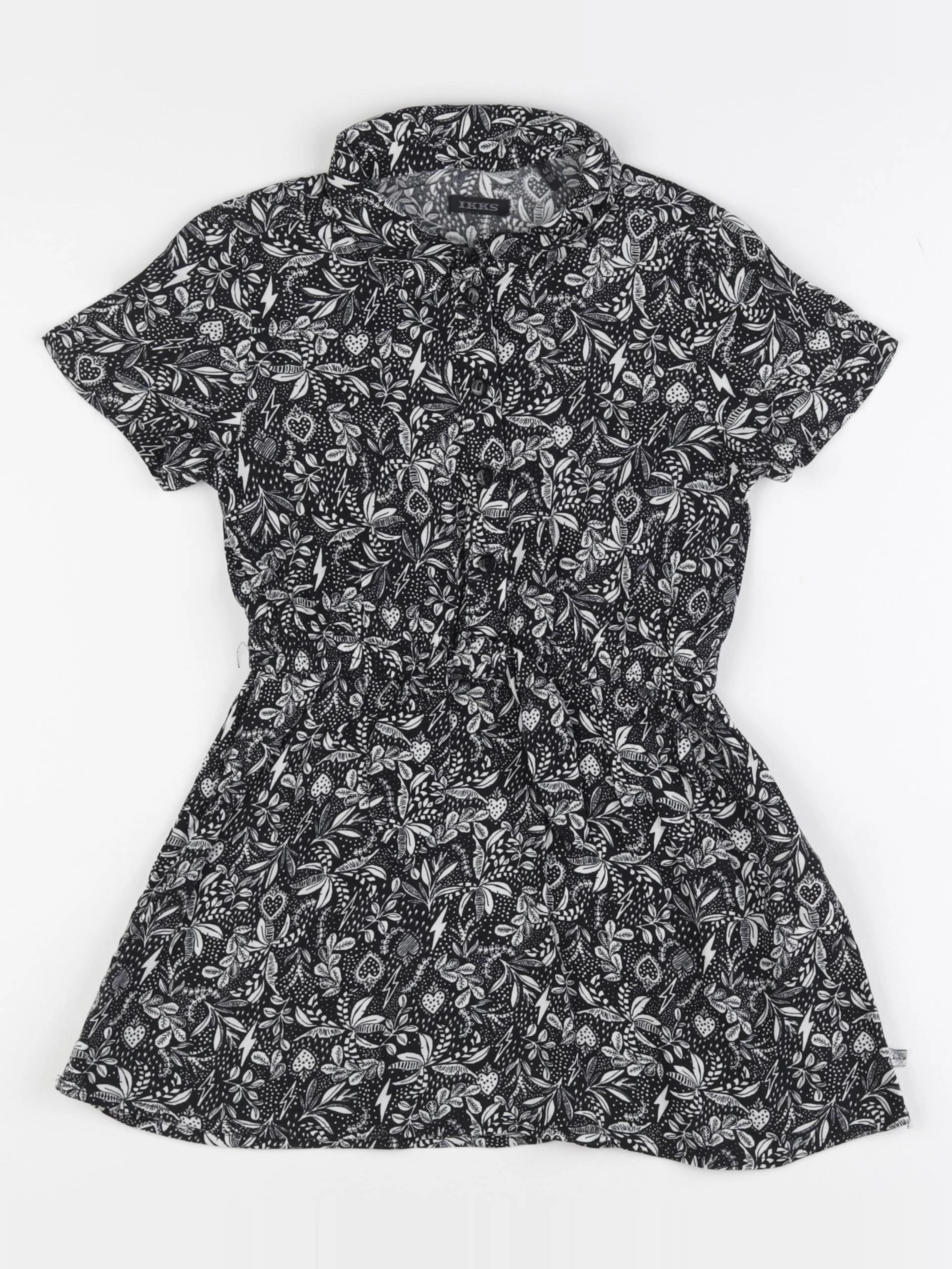 IKKS - robe noir - 4 ans