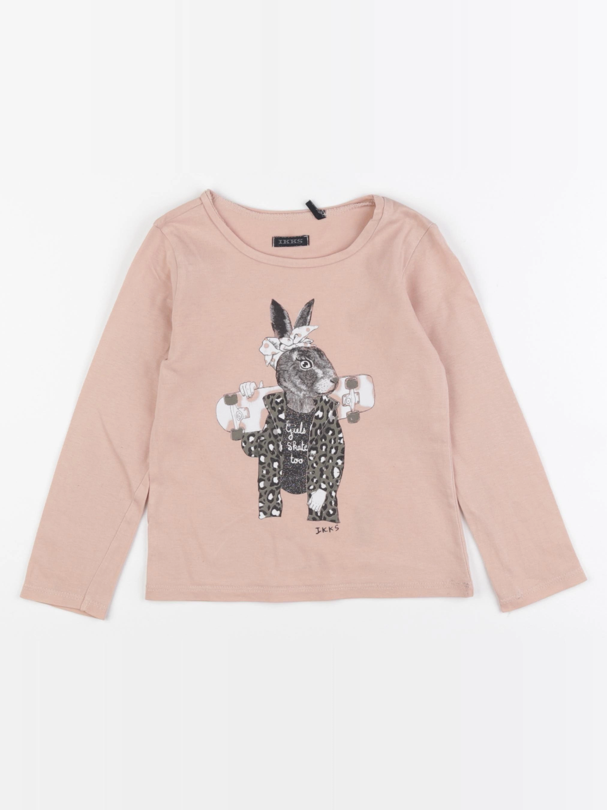 IKKS - tee-shirt rose - 3 ans