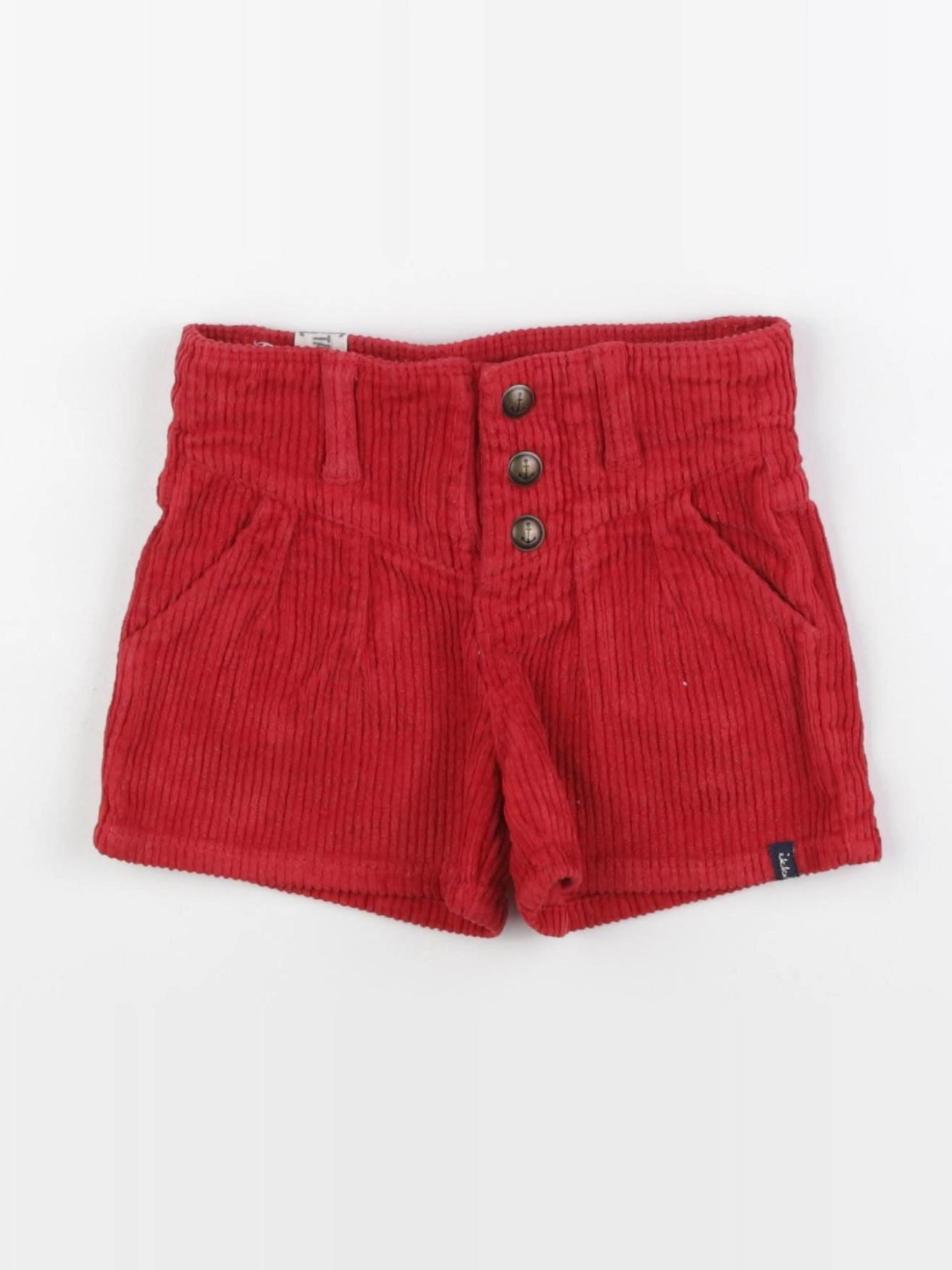 IKKS - short rouge - 2 ans