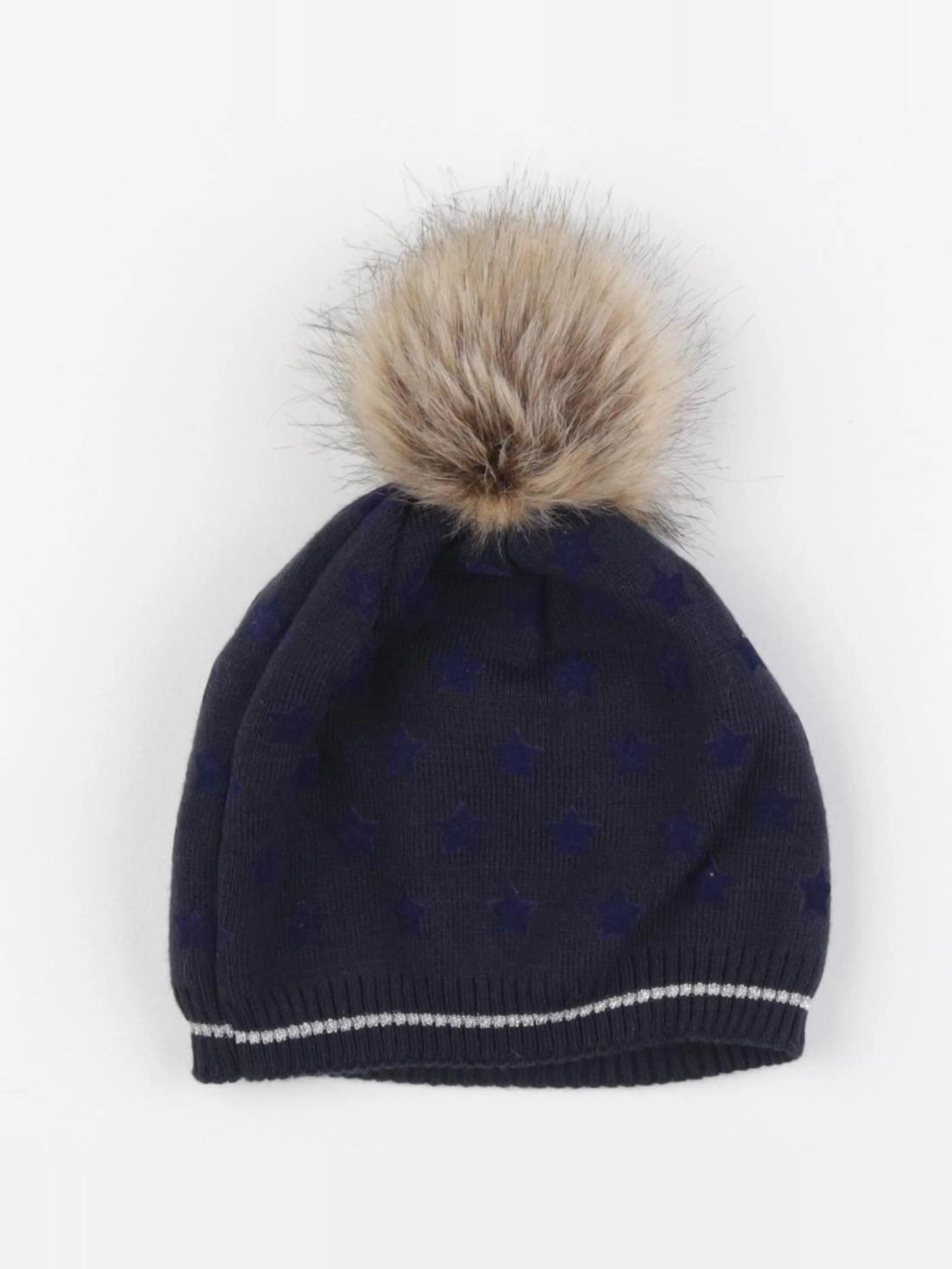 IKKS - bonnet bleu - 5/6 ans