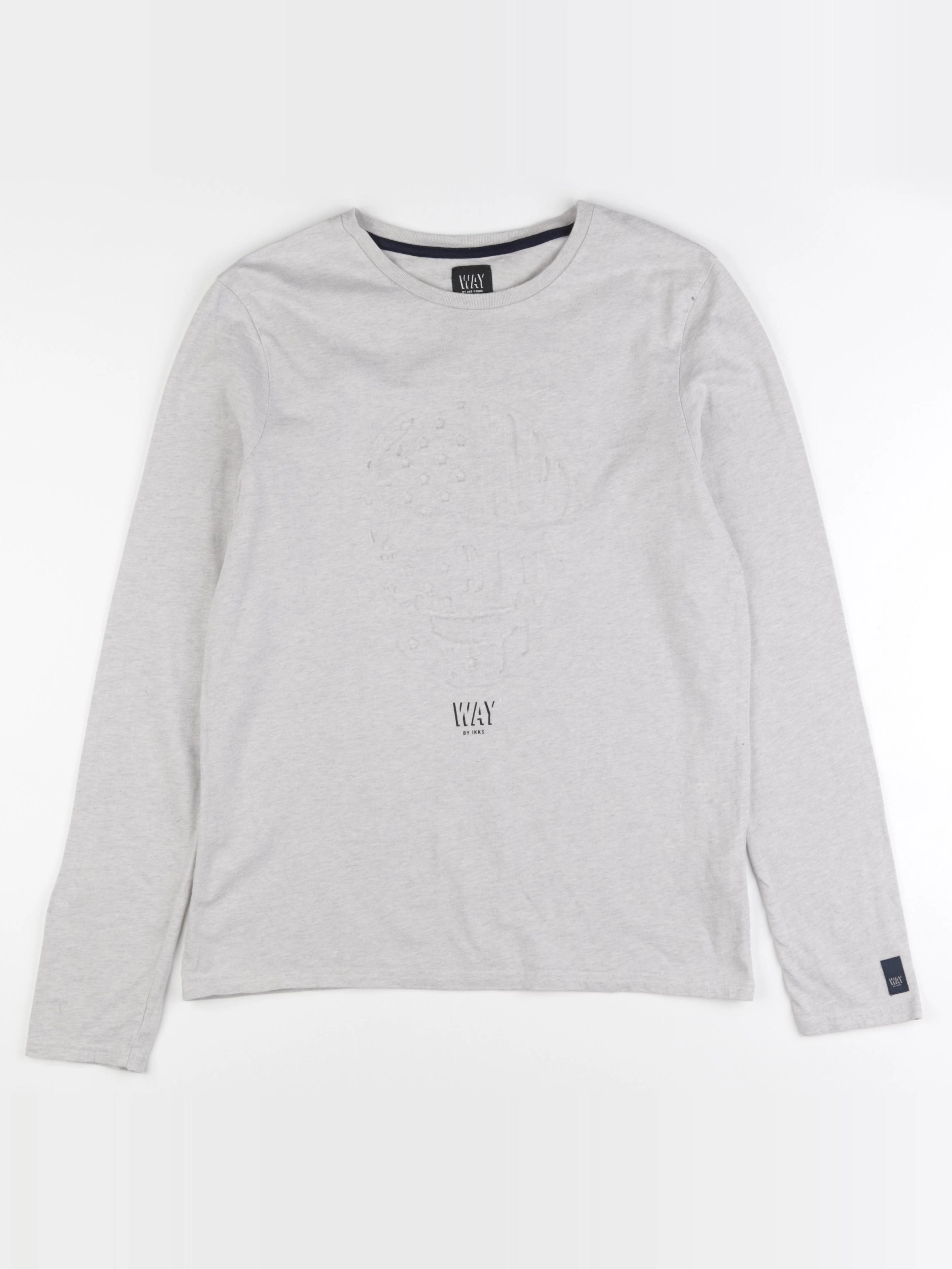 IKKS - tee-shirt gris - 16 ans