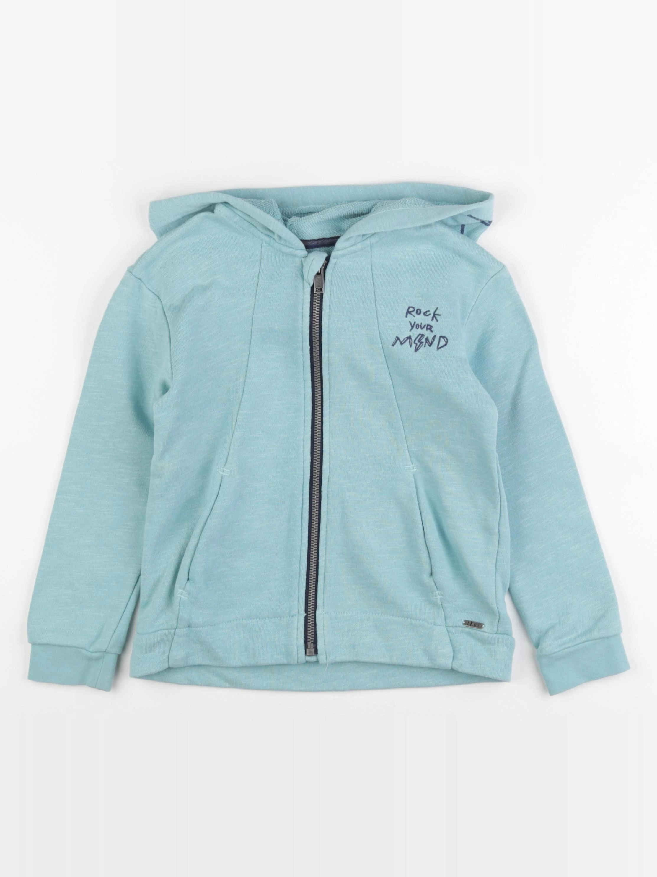 IKKS - sweat imprimé au dos bleu - 5 ans