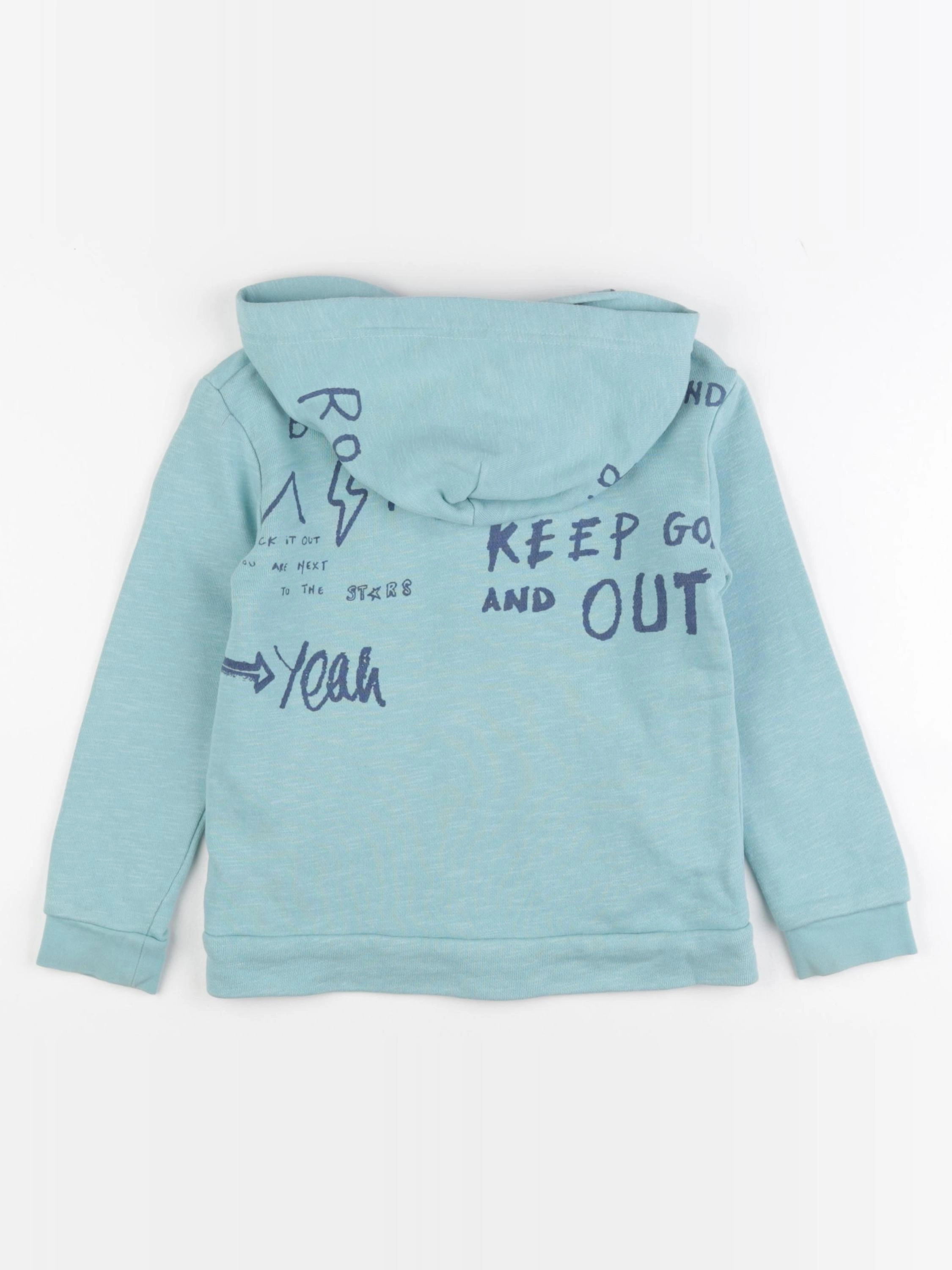 IKKS - sweat imprimé au dos bleu - 5 ans